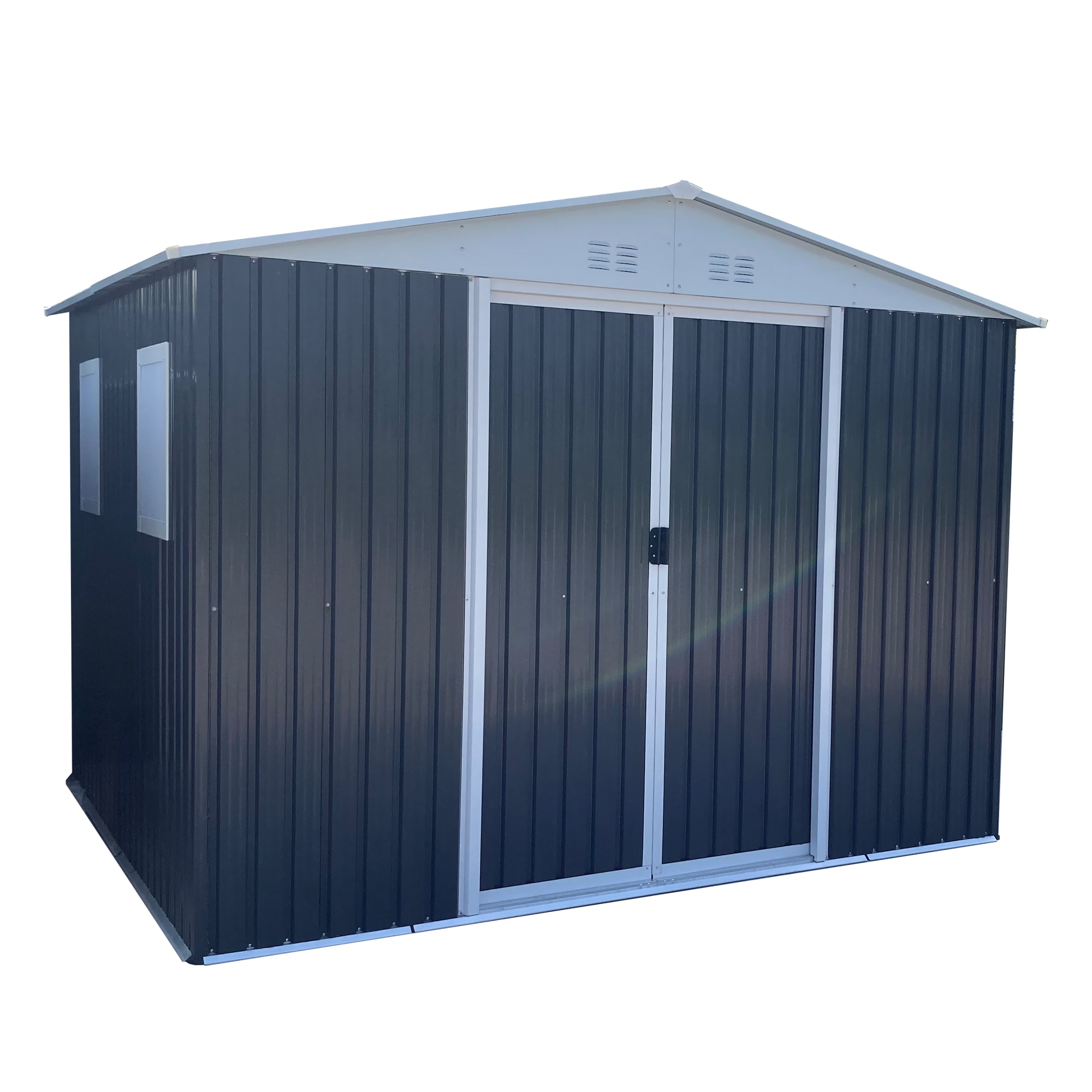 Clihome CL-W2794-00004 8-Feet x 10-Feet Galvanized steel Storage Shed