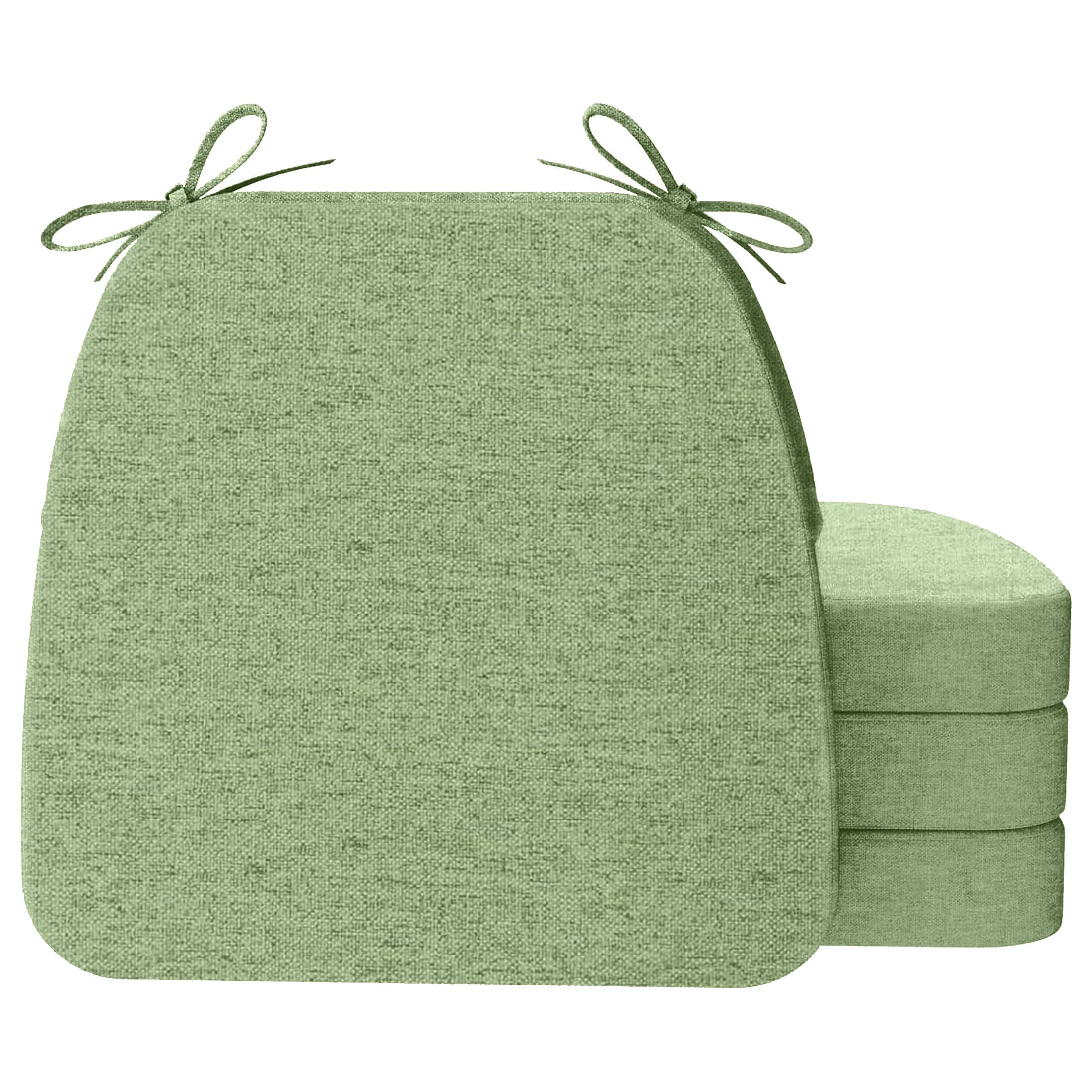 AAAAAcessories LS-DCCLH-QIANLV-4P Sage Solid Chair Cushion