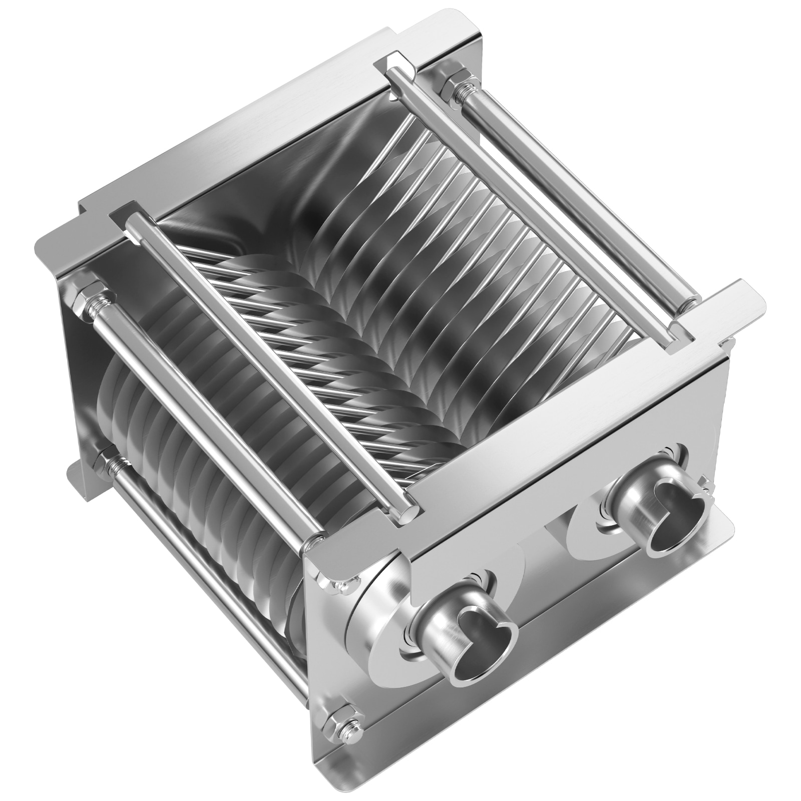VEVOR SCXRQPJDZ90M06619V0 7 mm SUS Blade Meat Slider Commercial/Residential Food slicer and Meat Slicer with Thickness Control ( Silver )