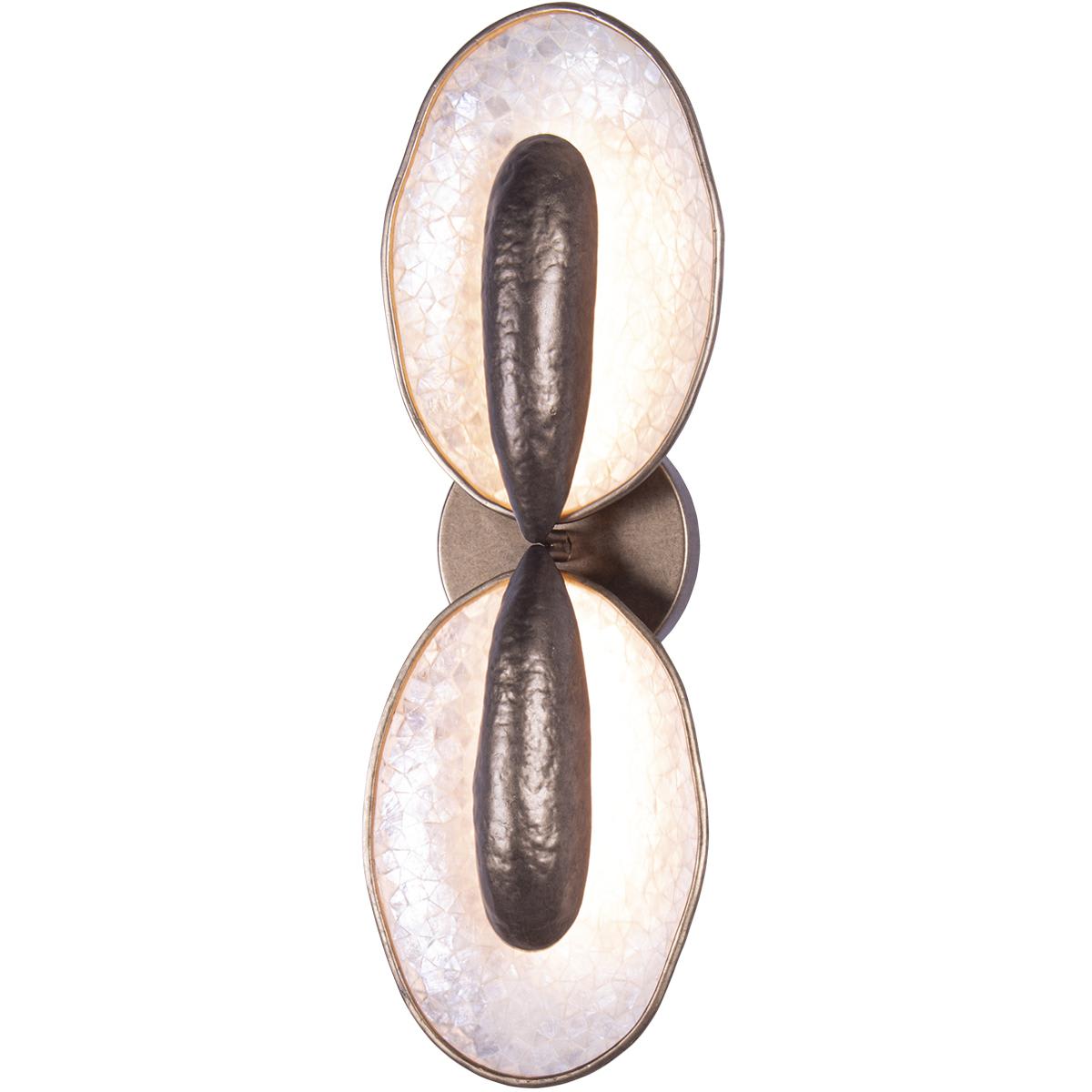 Kalco Lighting  523332PAB Spat Wall Sconce Wall Light in Pearlized Antique Brass