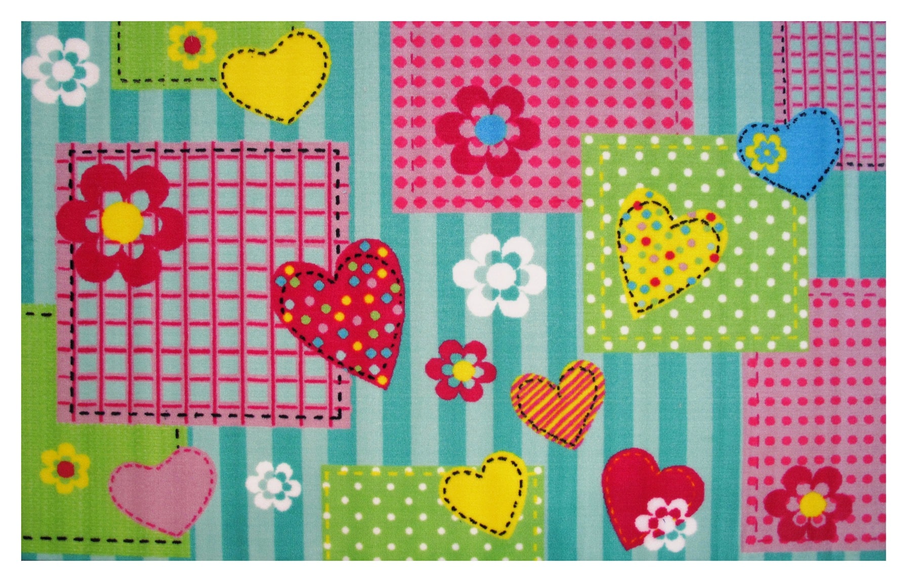 Fun Rugs FT-157 3958 Fun Time 3 x 4 Multi-color Indoor Area Rug
