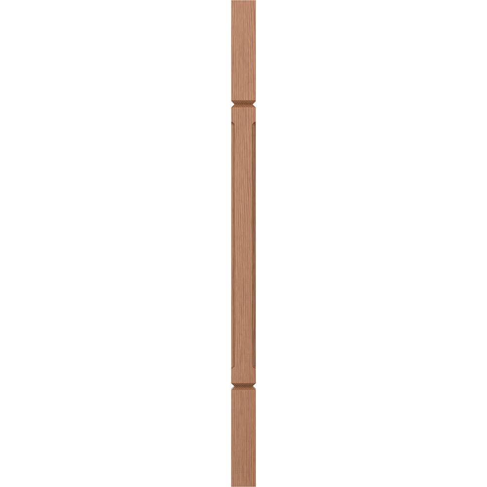 L.J. Smith Stair Systems LJC-5360V-WO 34 34-in x 1.75-in Unfinished White Oak Pin Top Stair Baluster