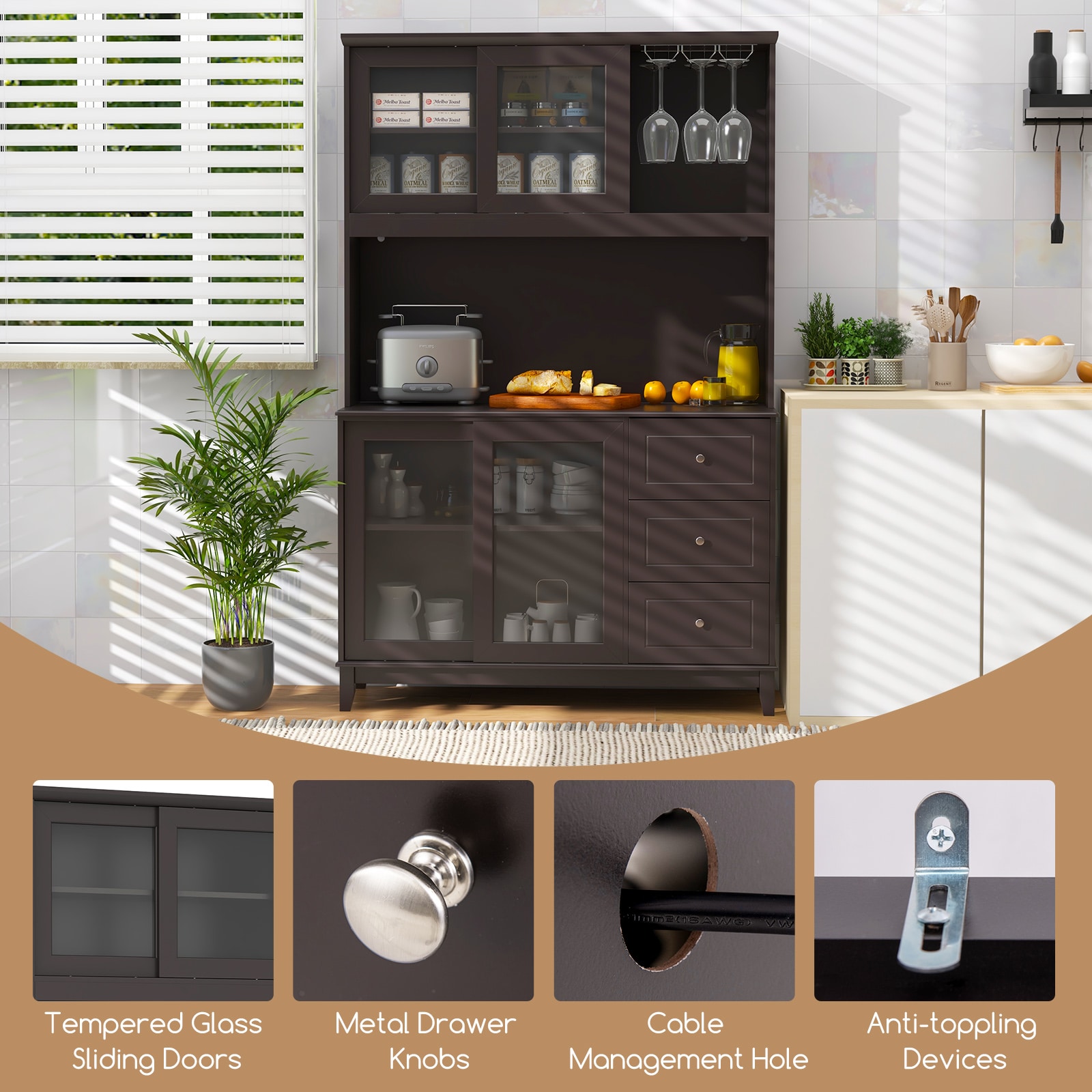 YERIVA KT5384CF Dining-Kitchen-Storarge - View #7