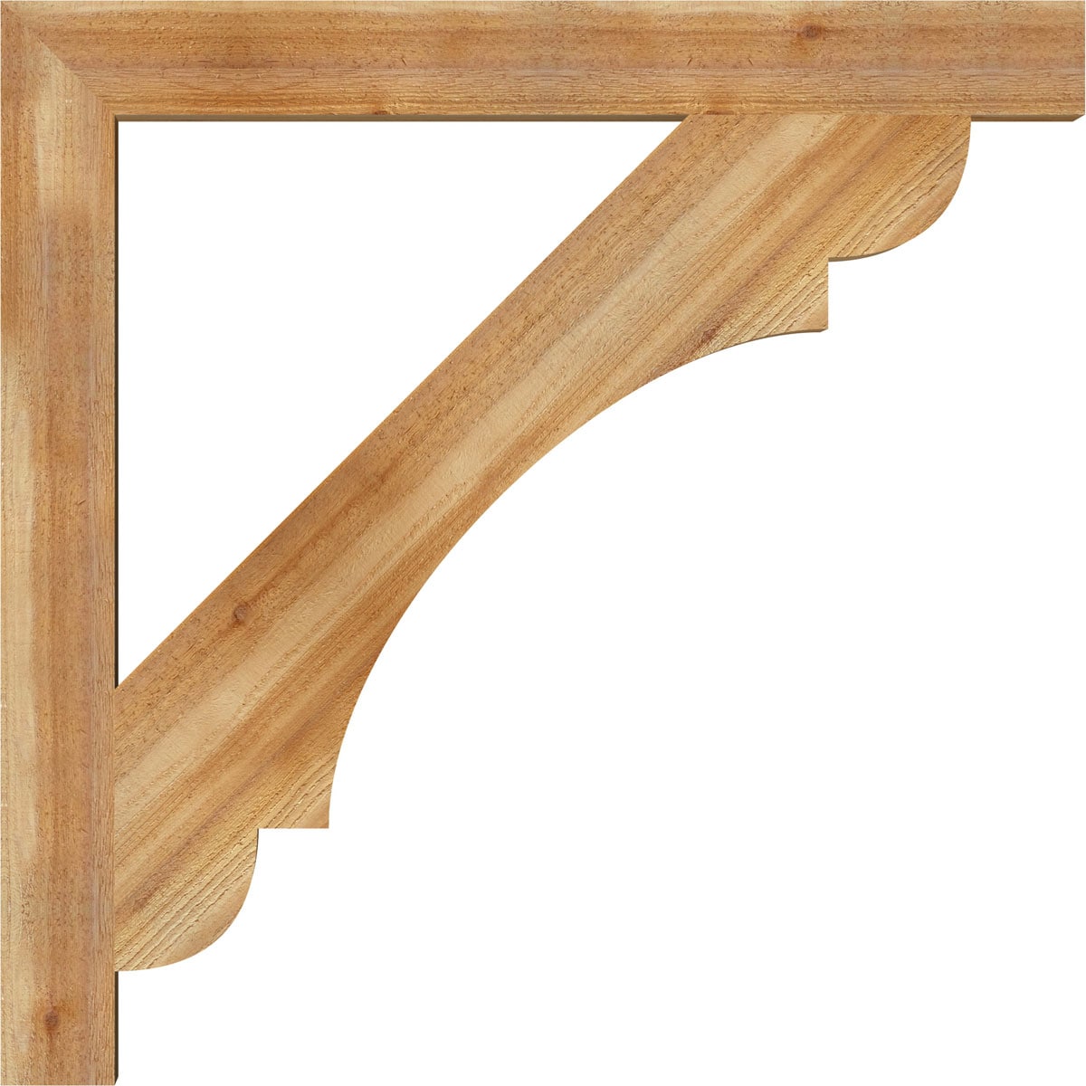 Ekena Millwork BKT04X38X38OLY05RWR Exterior-Brackets-Braces - View #3