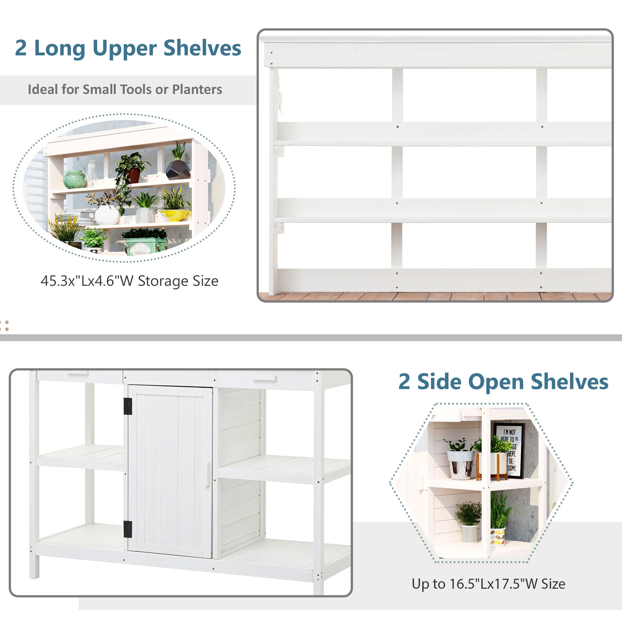 Clihome CL-TP21WH Potting-Benches - View #7