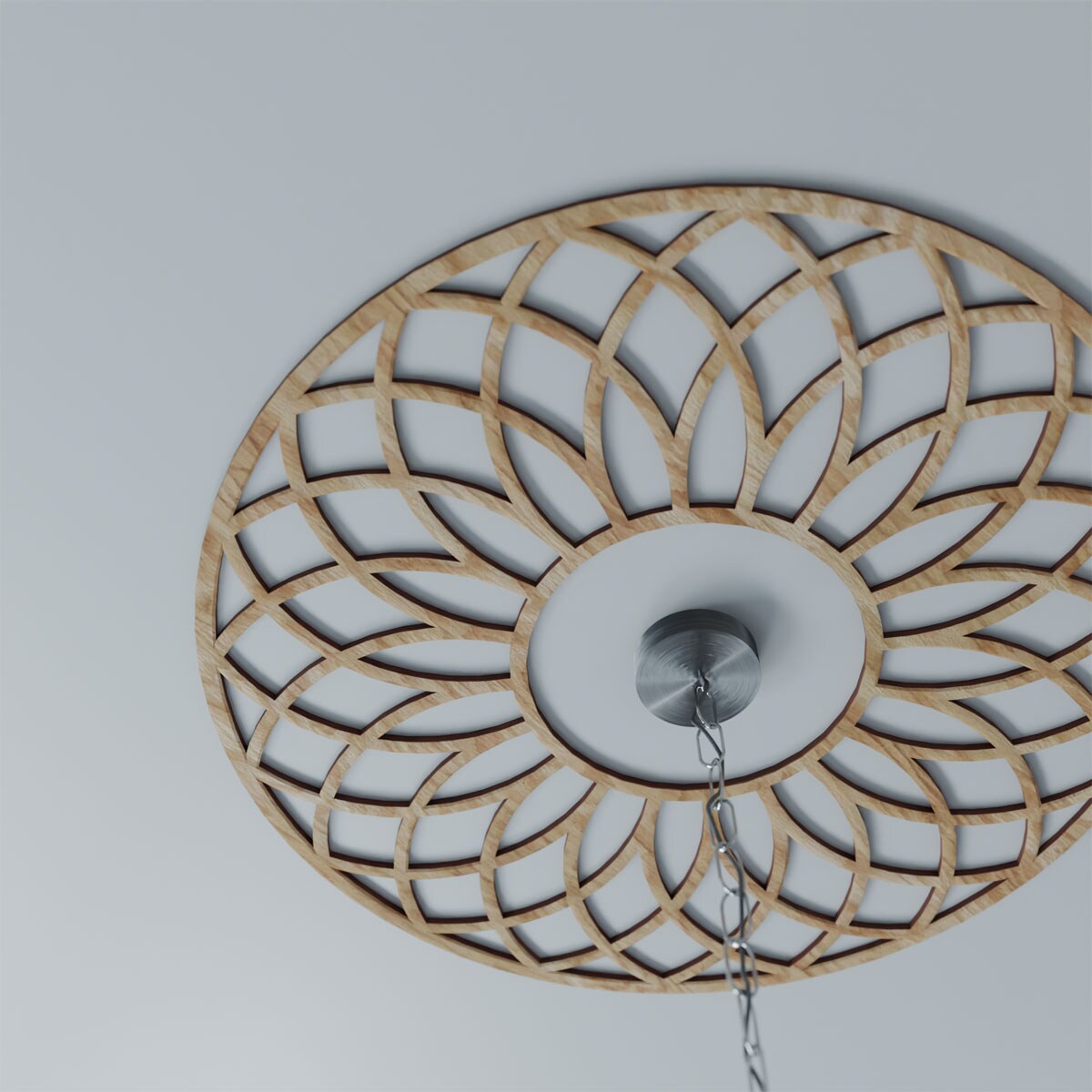 Ekena Millwork CMWP34X34X0250CNRO Ceiling-Medallions - View #10