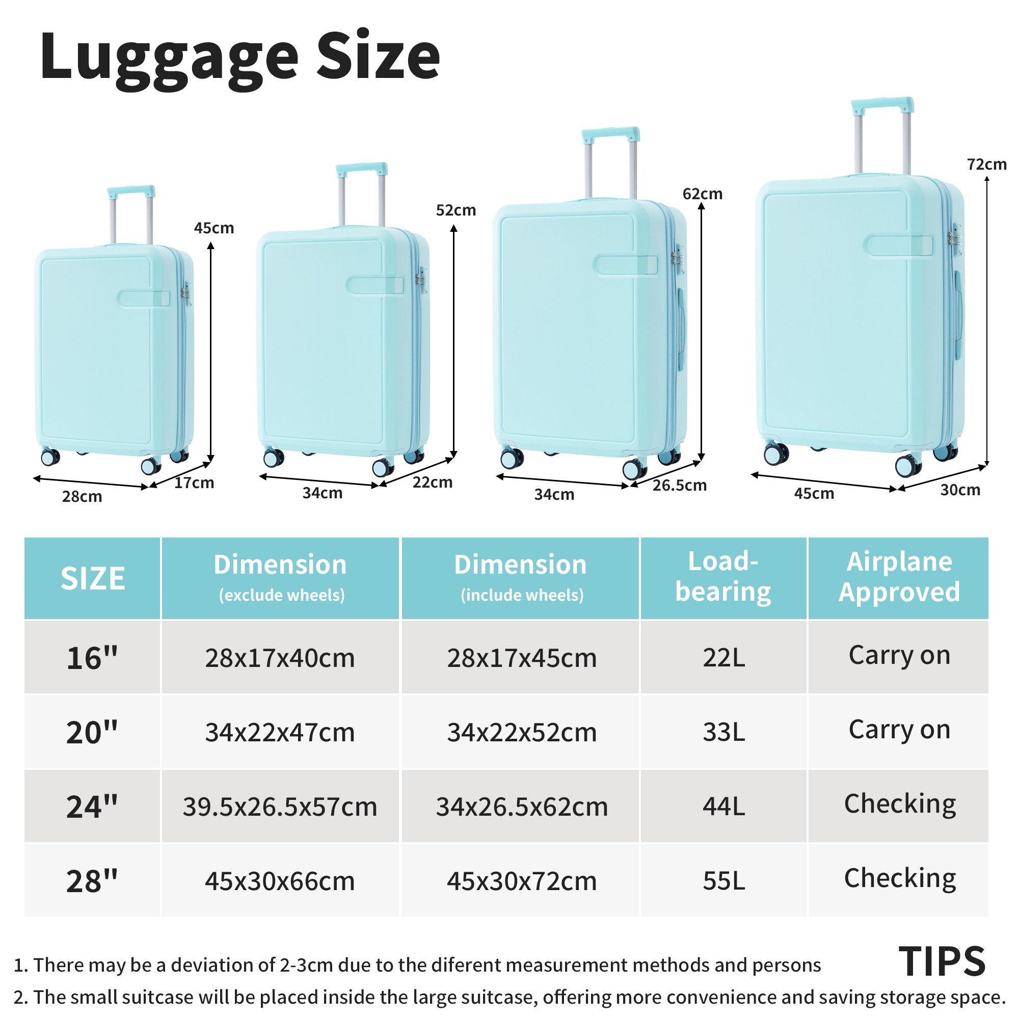 ModernLuxe N732P197378N Luggage-And-Luggage-Sets - View #3