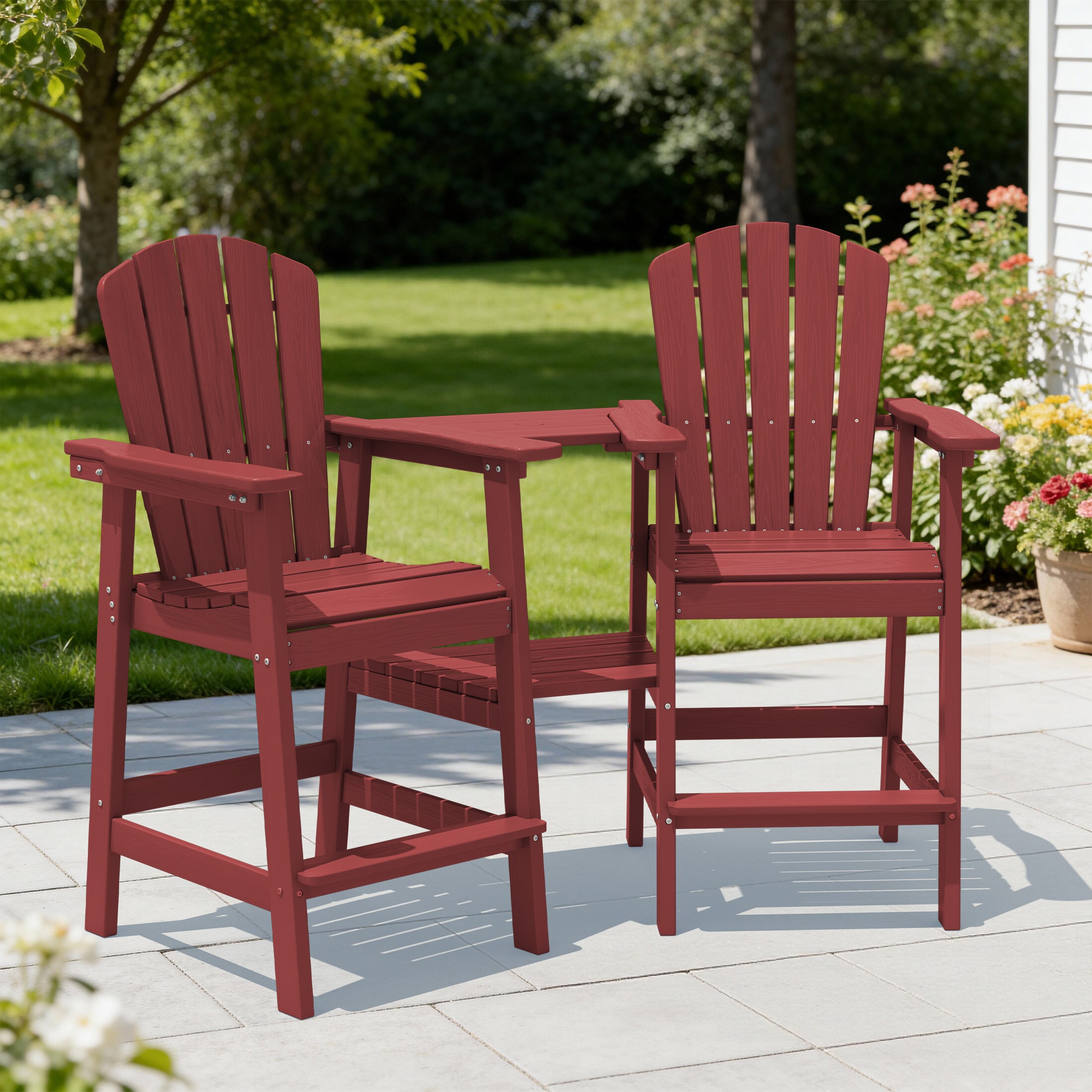 Serwall SW-2DPHC-RD Patio-Chairs - View #2