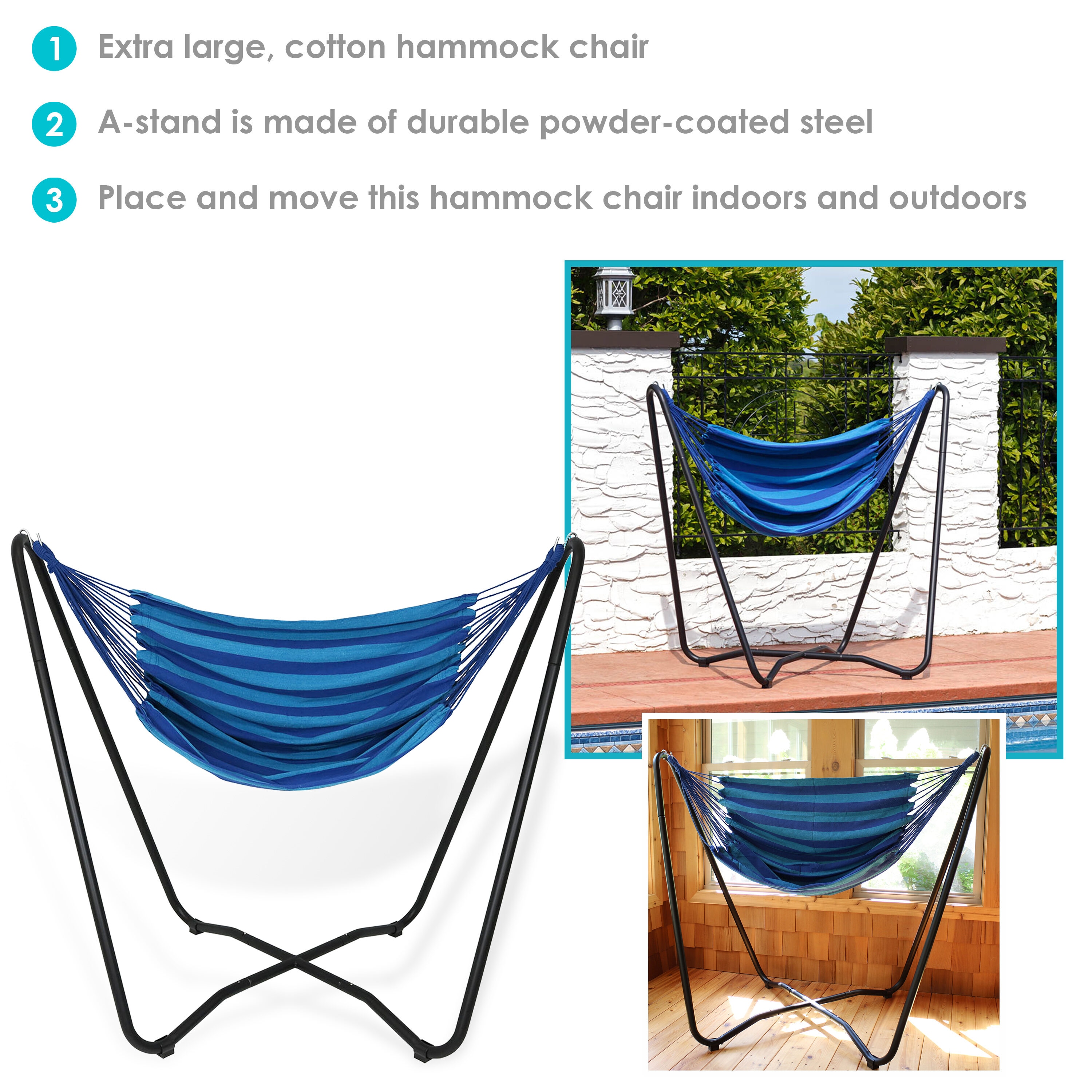 Sunnydaze Decor HH-HCHAS-BO-COMBO hammocks - View #4