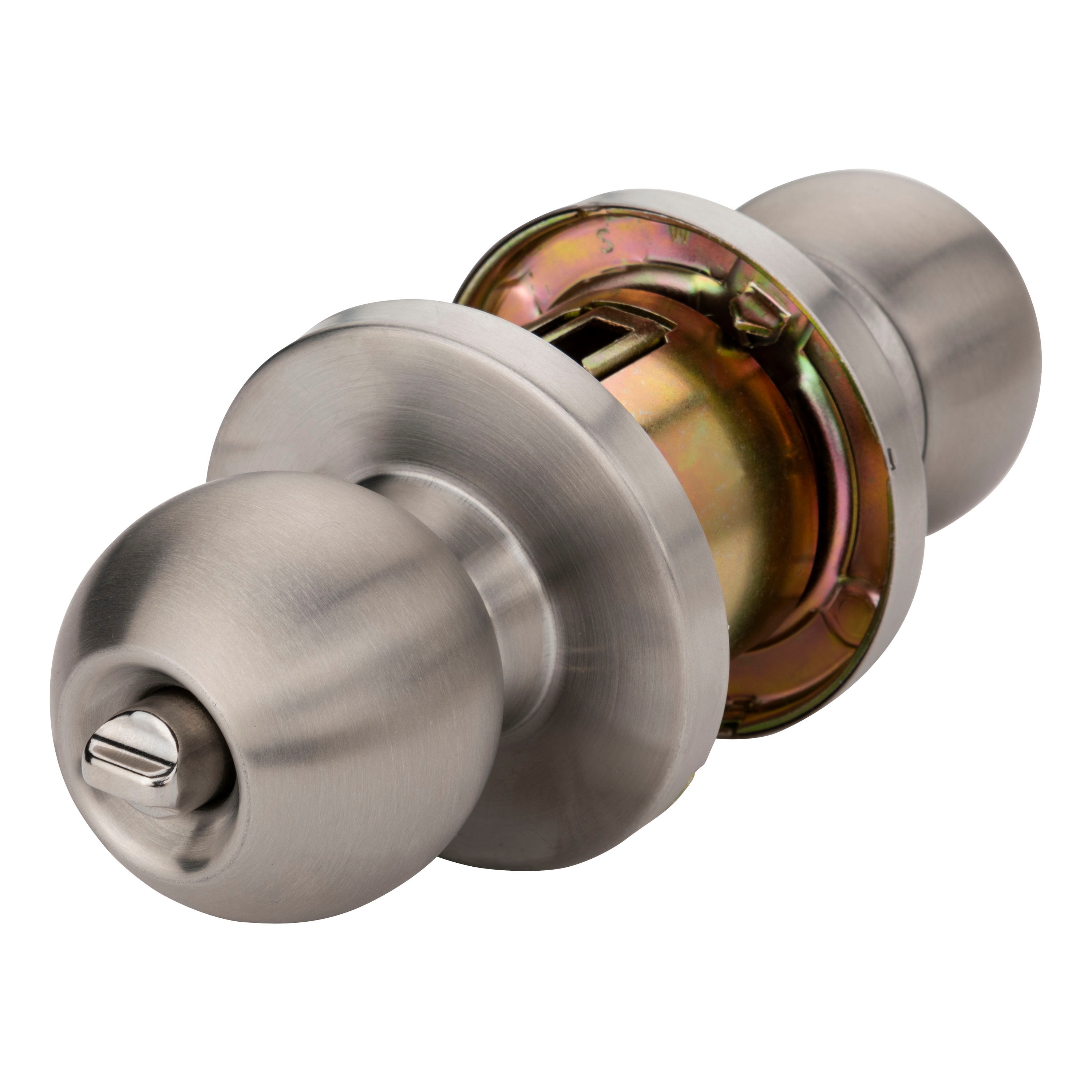 Tell Manufacturing KT2100 Empire Satin Stainless Steel Interior Keyed Entry Door  Knob in the Door Knobs department at