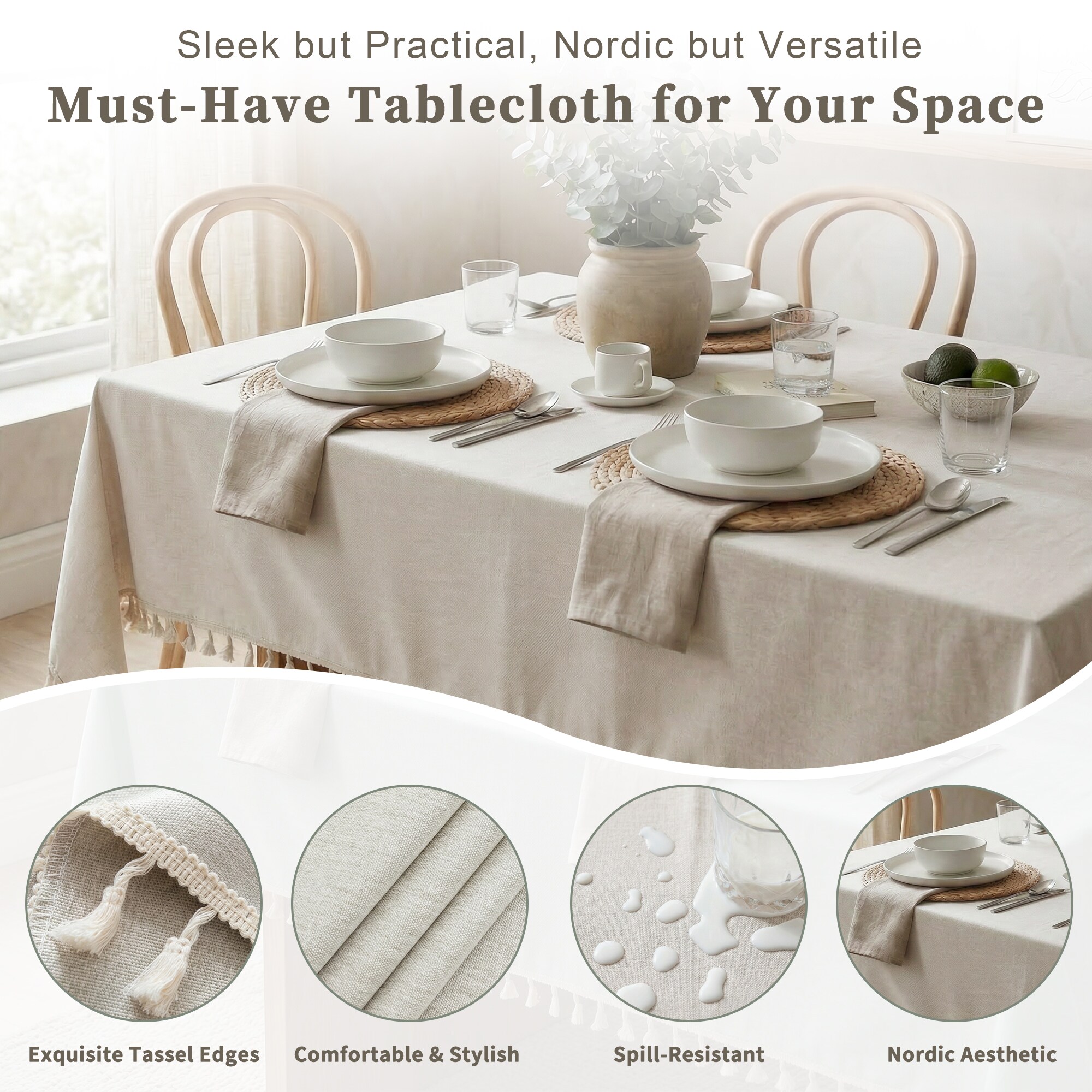 Unique Bargains S26012200UX1724 Table-Covers - View #6