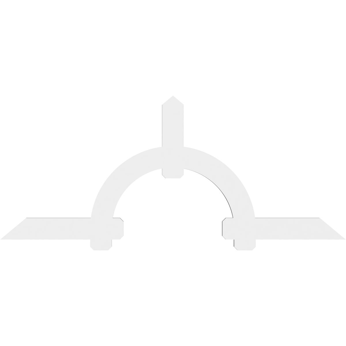 Ekena Millwork GBP096X40X0206ERI00 Exterior-Brackets-Braces - View #2