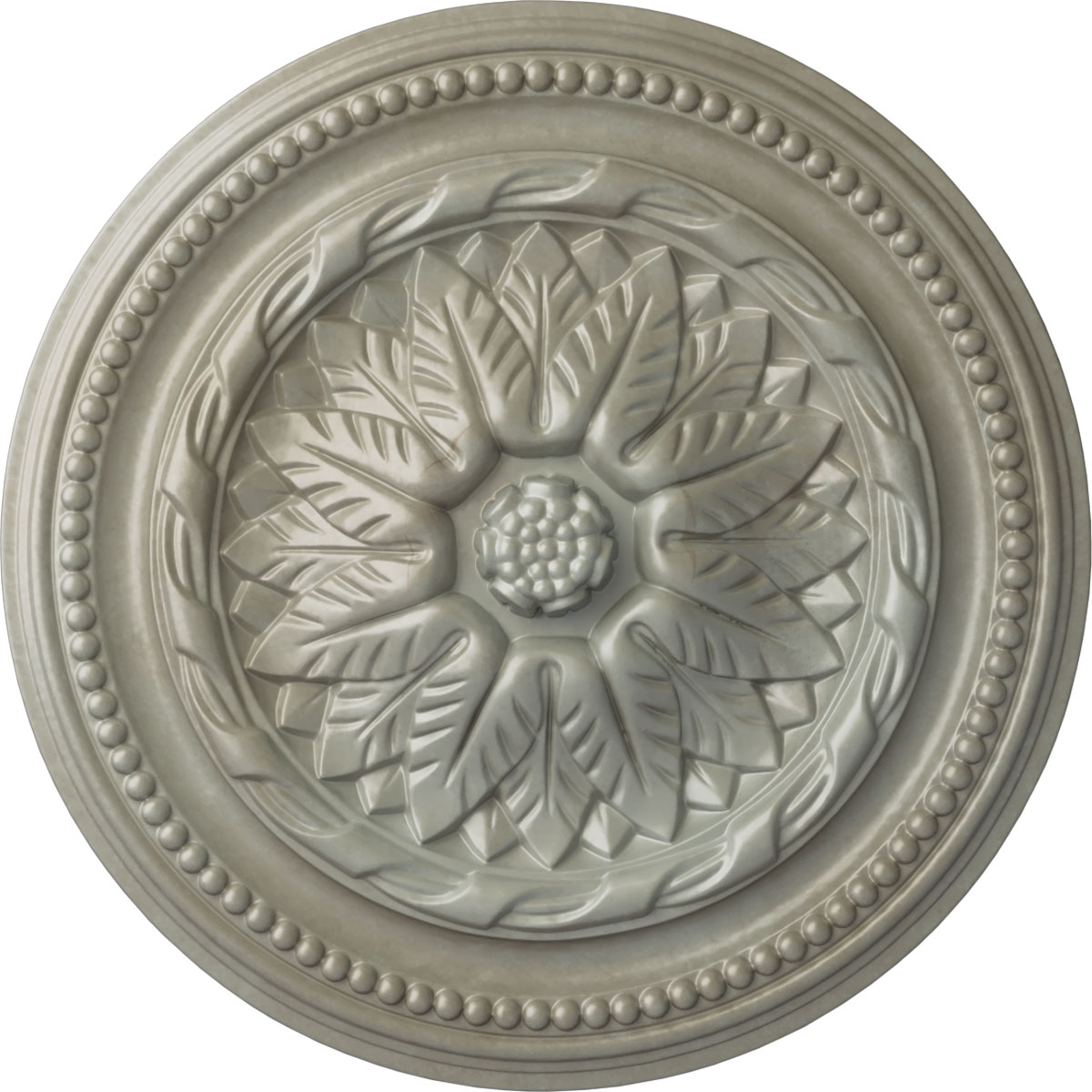 Ekena Millwork CM16WGFLS Wigan 16-in W x 16-in L Painted Flash Gold Polyurethane Whole Ceiling Medallion