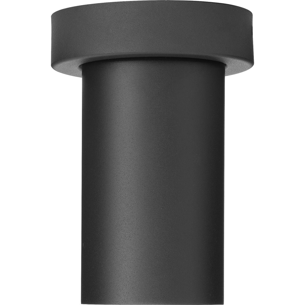 Progress Lighting P550140-031 3IN Cylinders 1 -Light 5.09-in Black Indoor/Outdoor Flush Mount Light