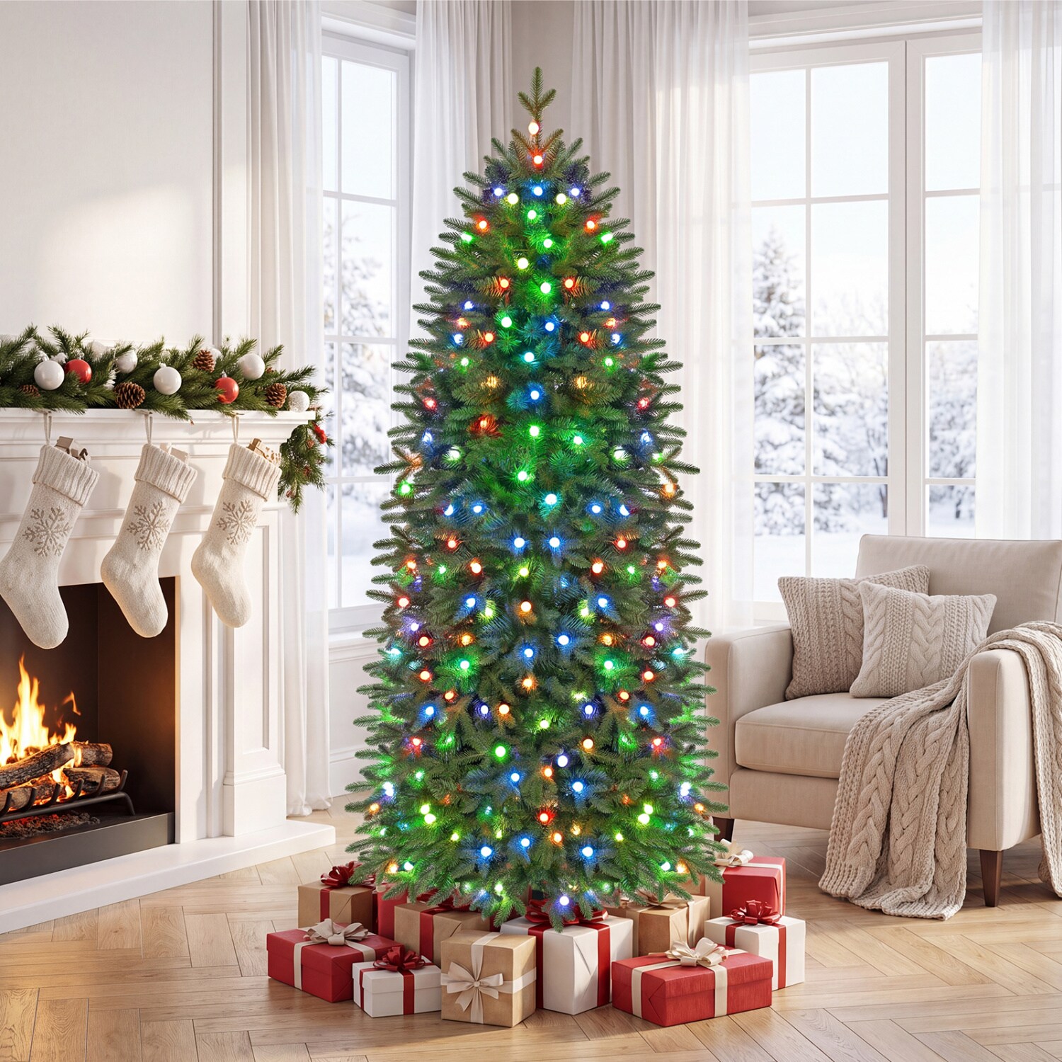 Slickblue D-CO-M-SU64752MC Artificial-Christmas-Trees - View #6