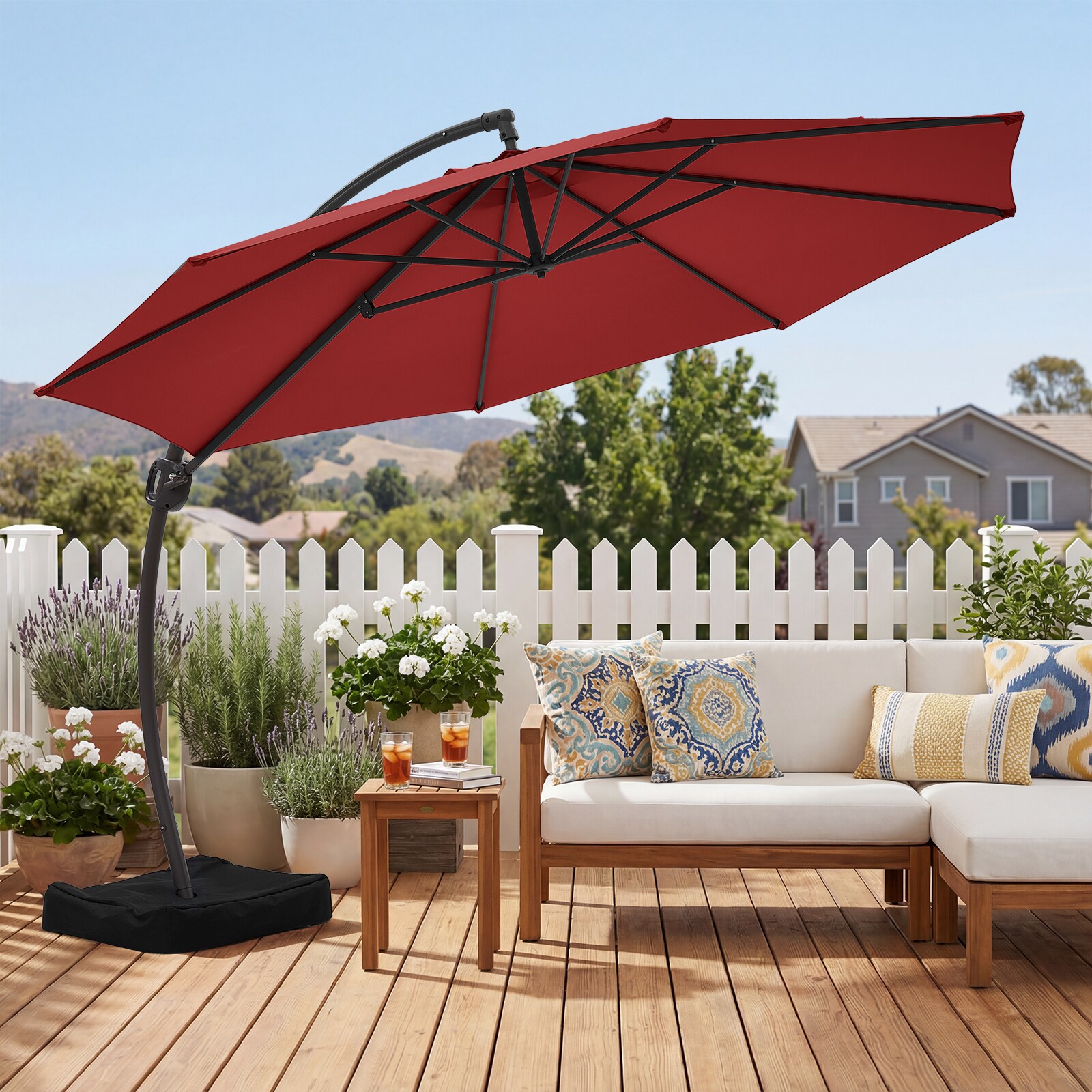 deck mount patio umbrella base Camlock Deck Mounted Stem for Umbrella