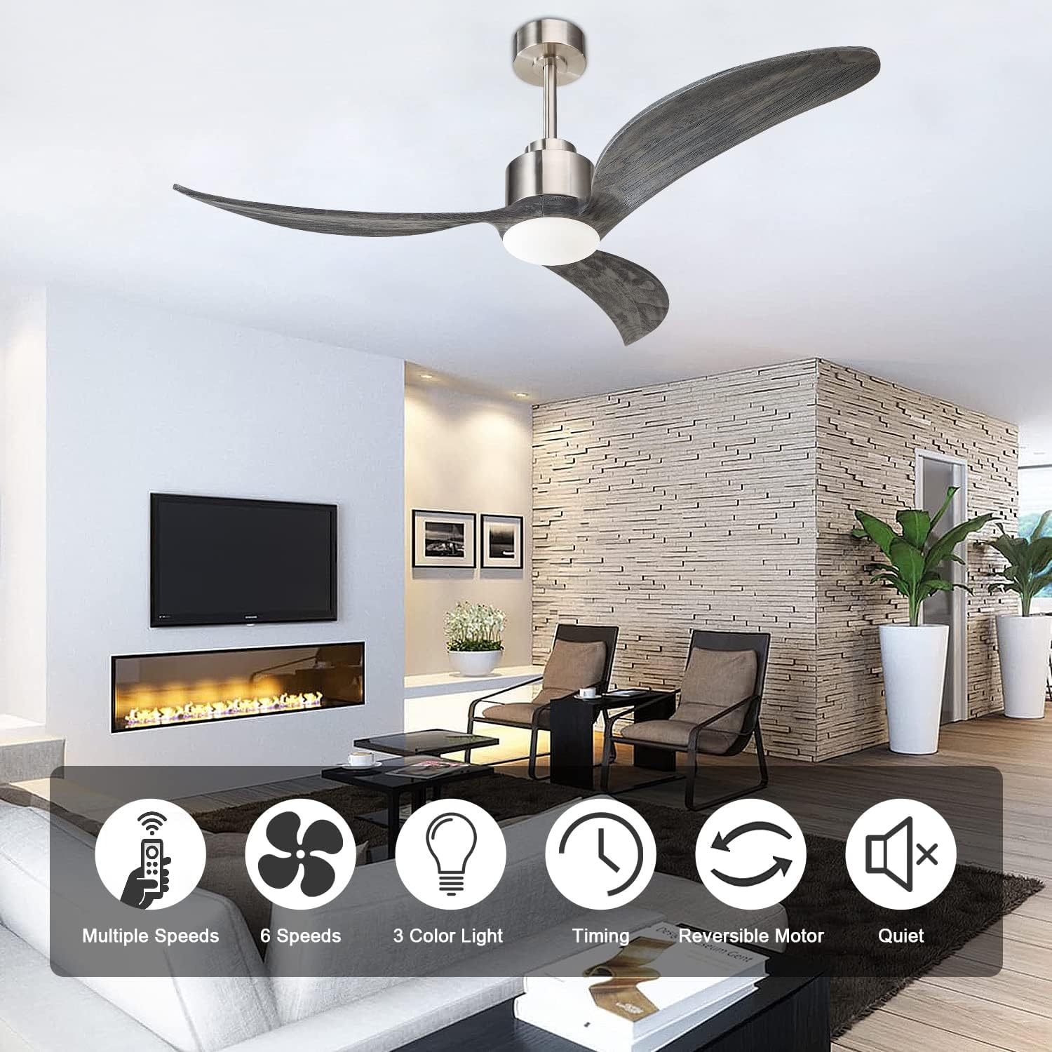 JUSHUA MT-5P395698 Ceiling-Fans - View #2
