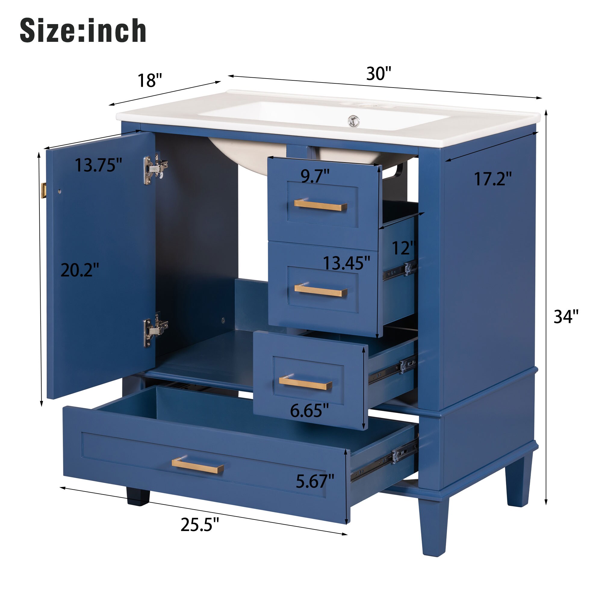 GDFStudio 321531 Bath-Vanity-Combo - View #11