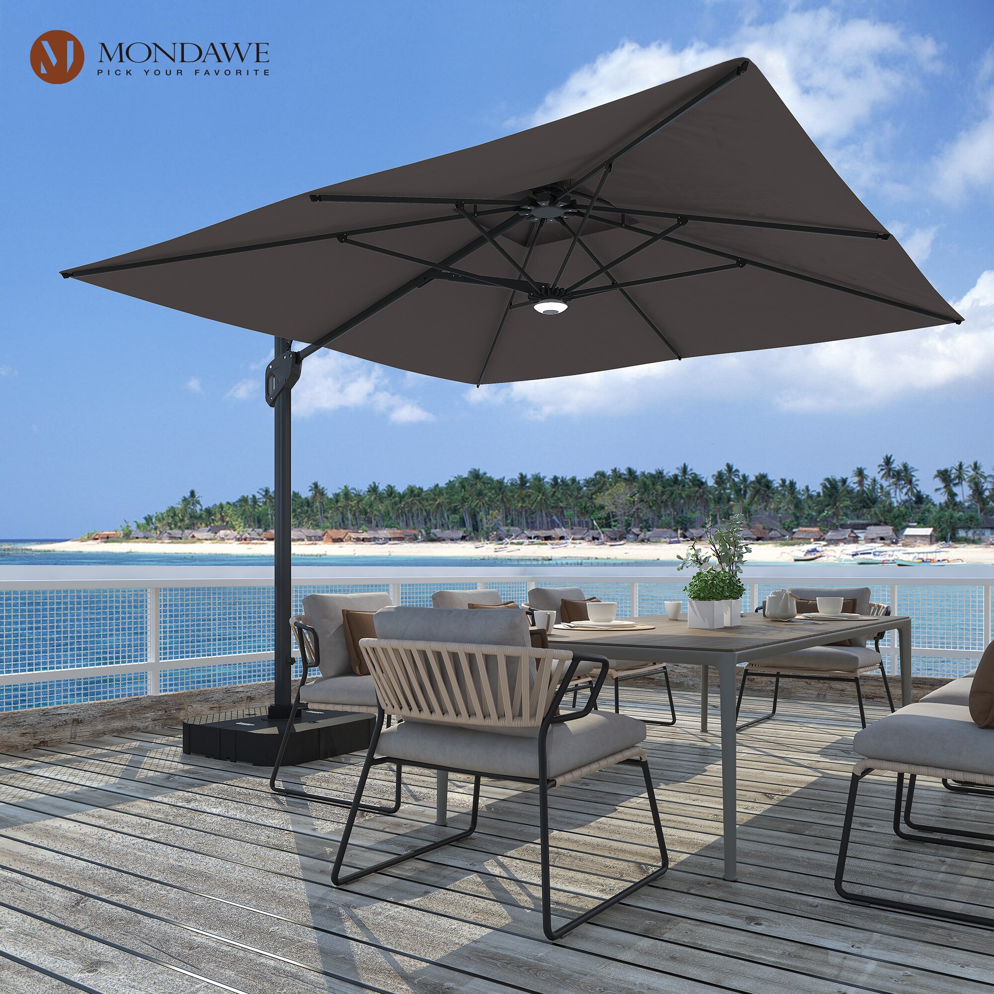 Mondawe MO-WG01GYLED Umbrellas-2 - View #4