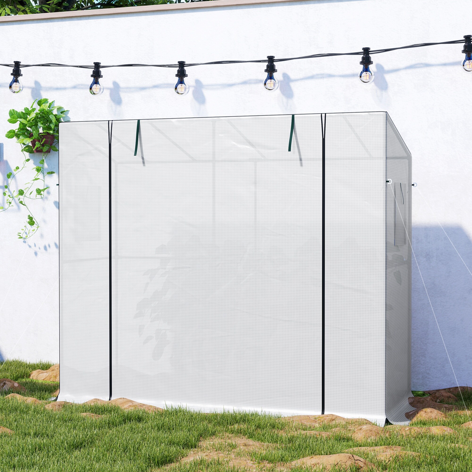 Outsunny 84H-202V00WT greenhouses - View #4