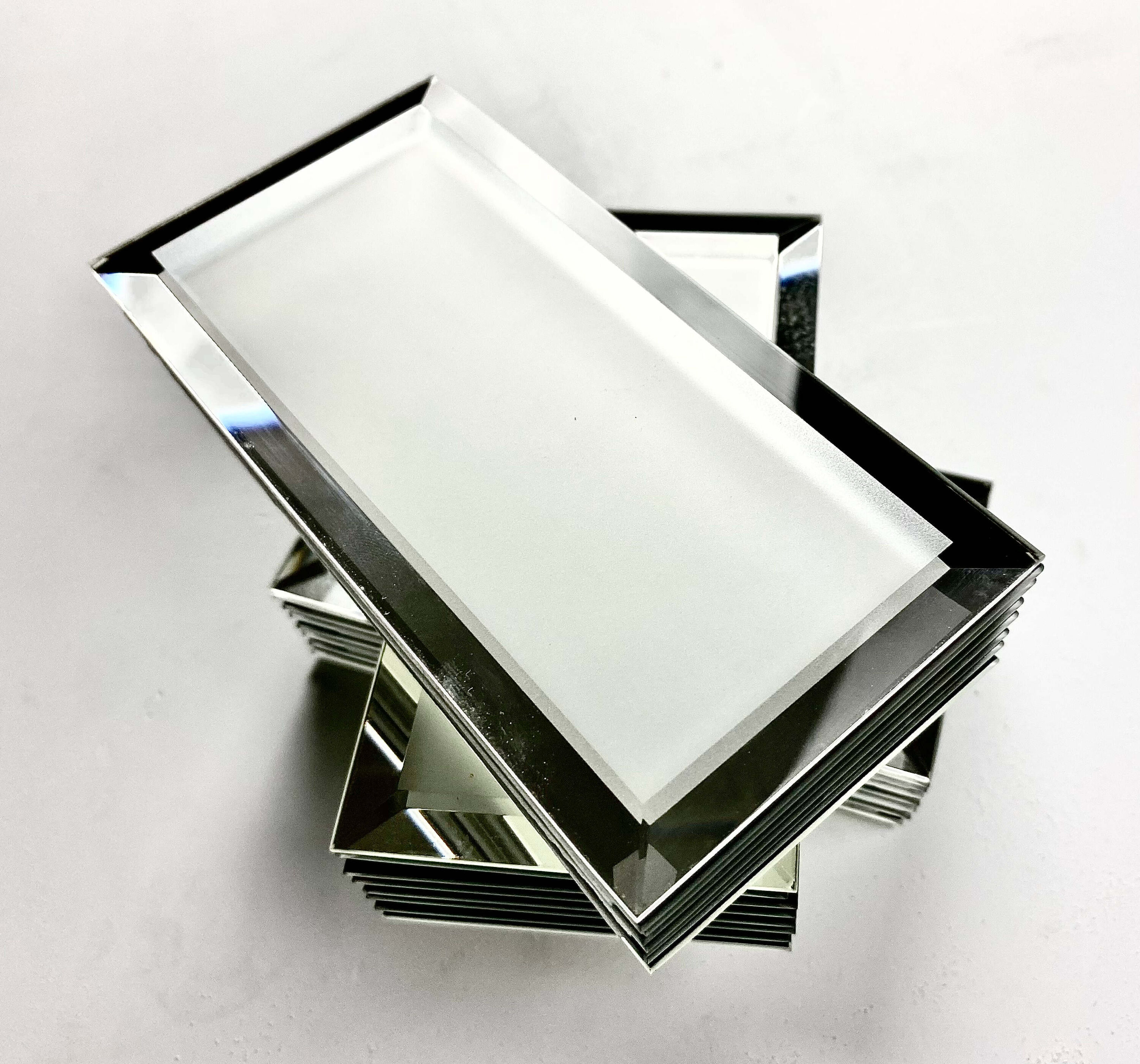 12 in. x 12 in. x 0.125 in. Thick Acrylic Mirror Silver Sheet