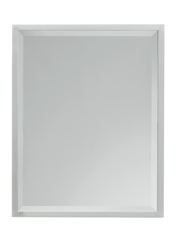 Feiss MR1093CH Halstad 30-in L x 24-in W Chrome Framed Wall Mirror