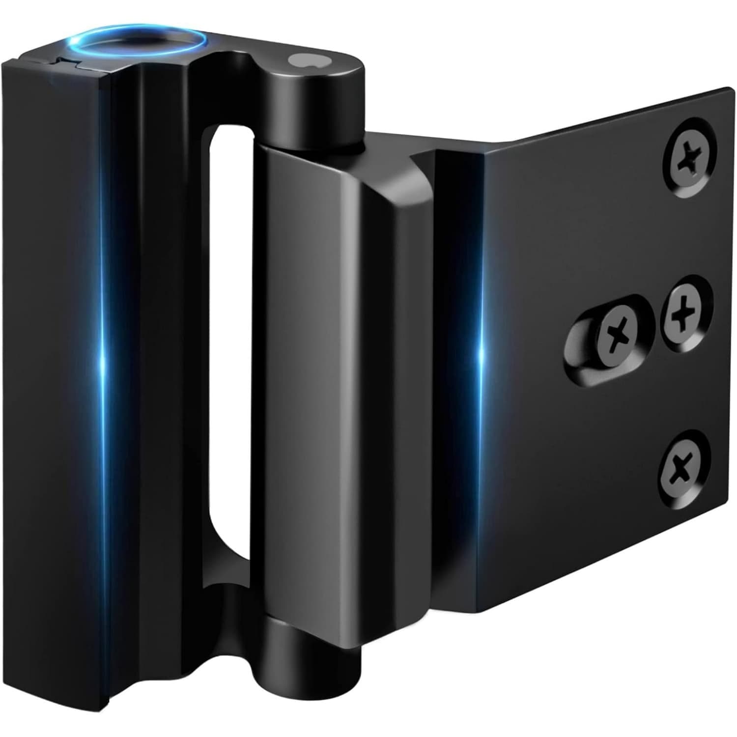OGETFUUR Aluminum Anti-Bump Resettable Silver Door Reinforcement Lock for Additional Safety and Privacy Perfect