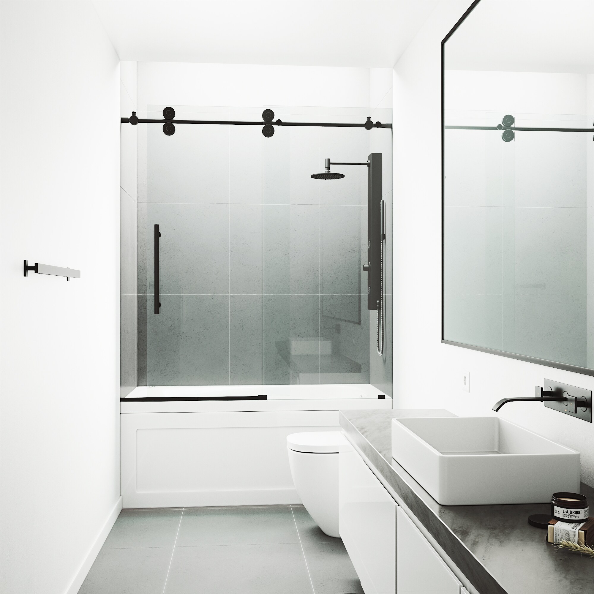 VIGO VG6041MBCL6066 Bathtub-Doors - View #6