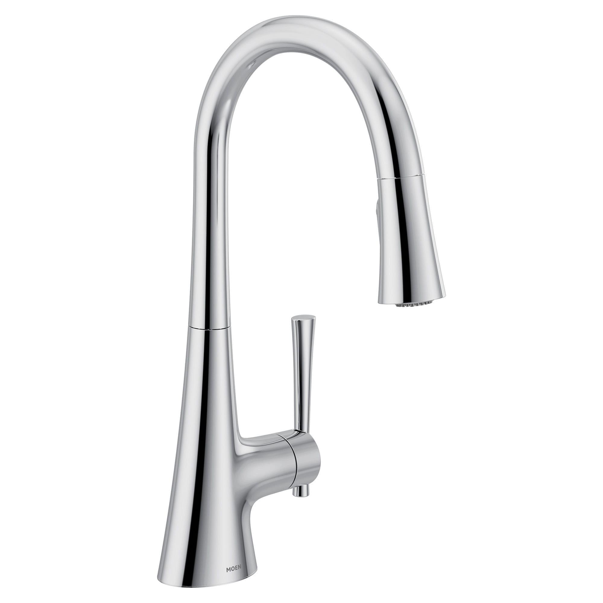 Moen 9126 Chrome Single Handle Deck-mount Bar and Prep Kitchen Faucet with Sprayer