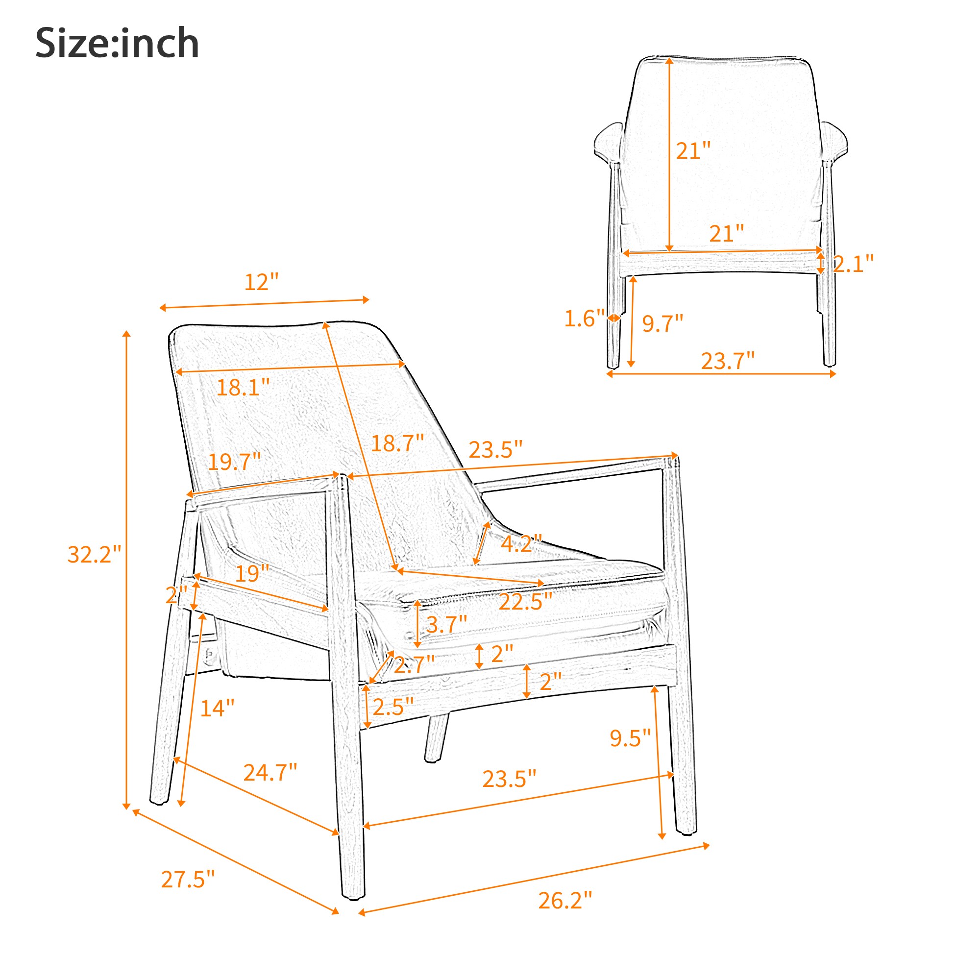ModernLuxe L3P-N724P256555A chairs - View #2
