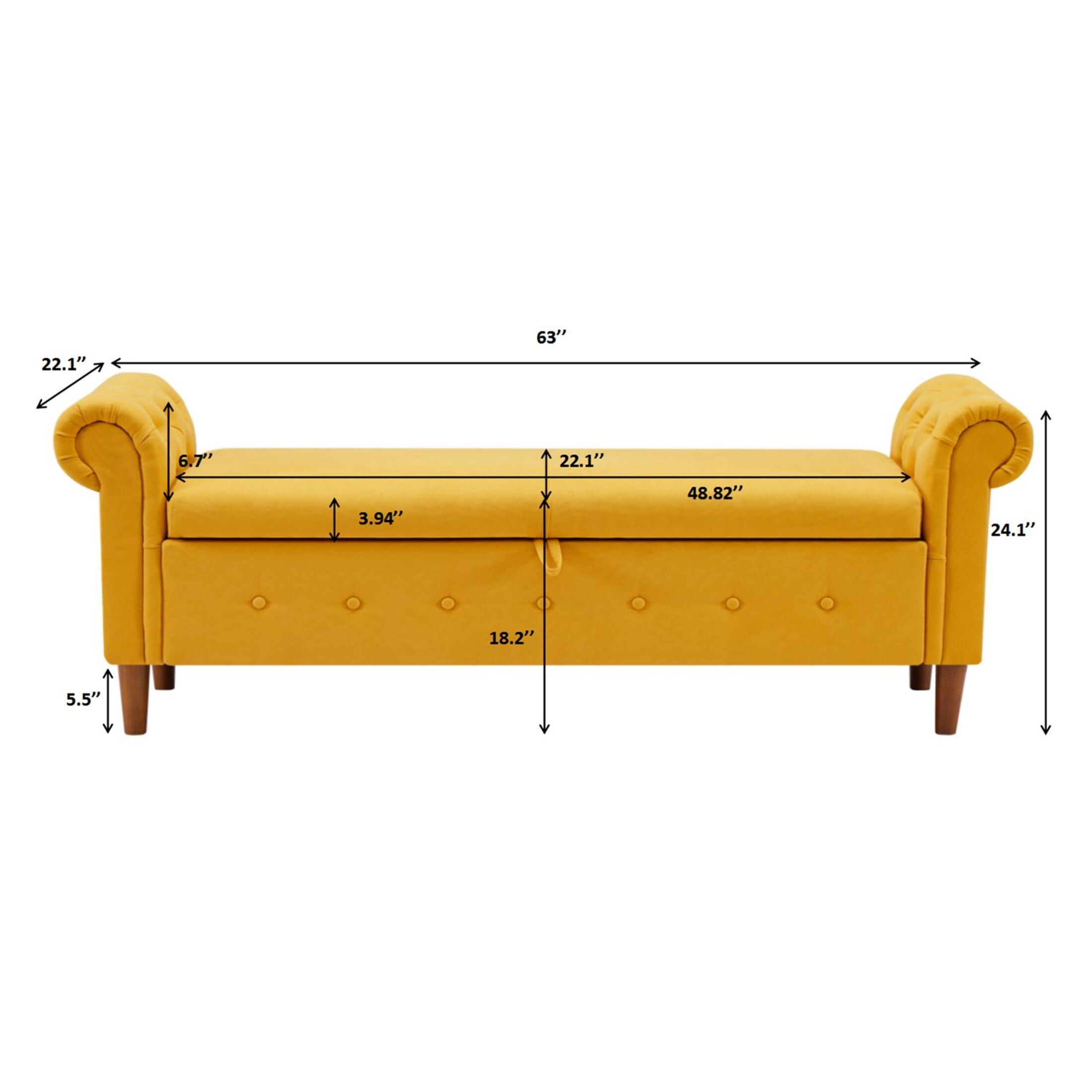 JASMODER L2039YL Sofas-Loveseats - View #8