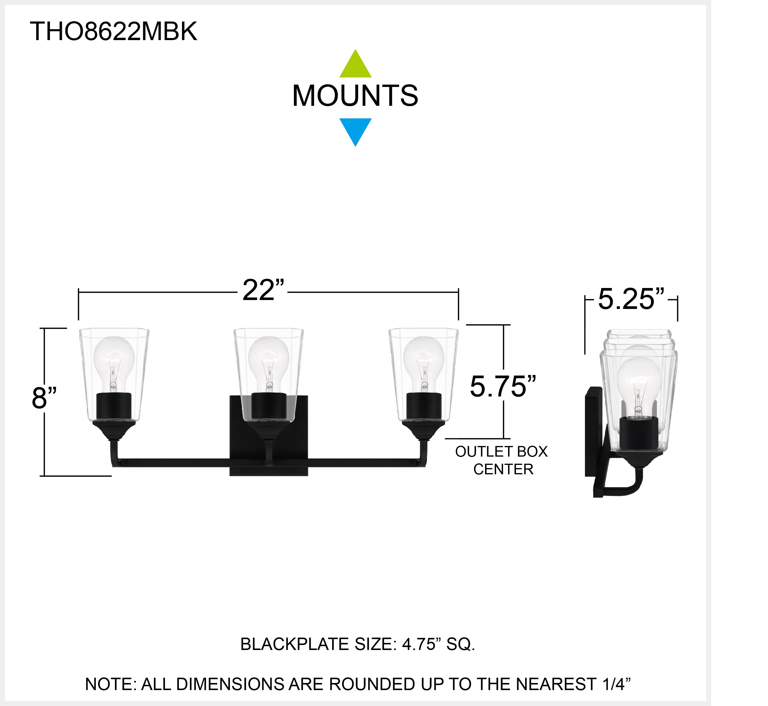 Quoizel THO8622MBK b089995 - View #6