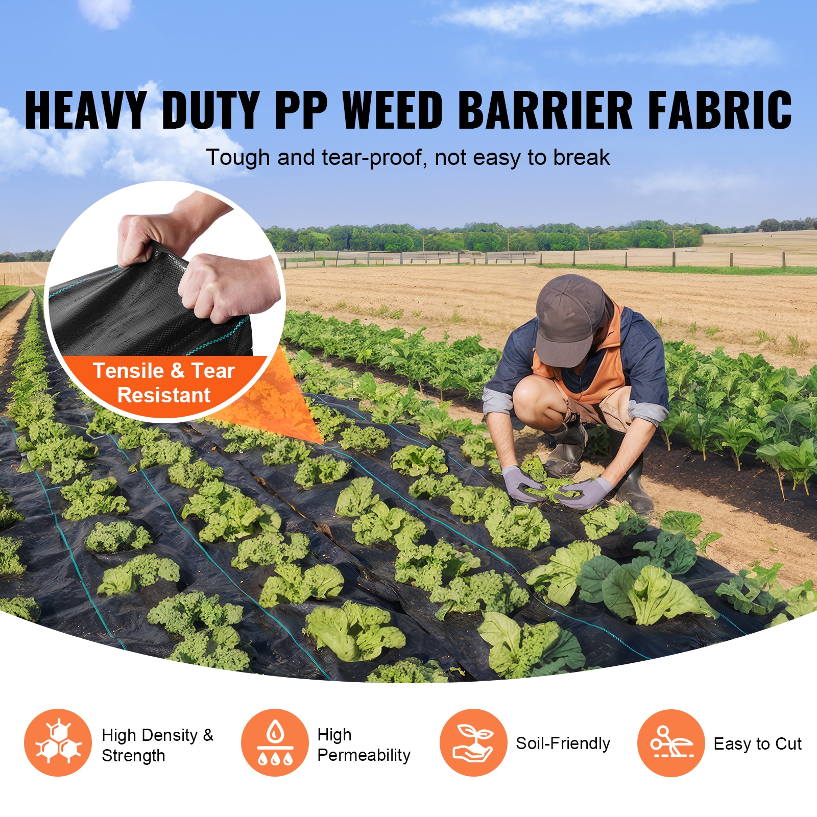 VEVOR JBXBZ350FT32DIBQKV0 Landscape-Fabric - View #2