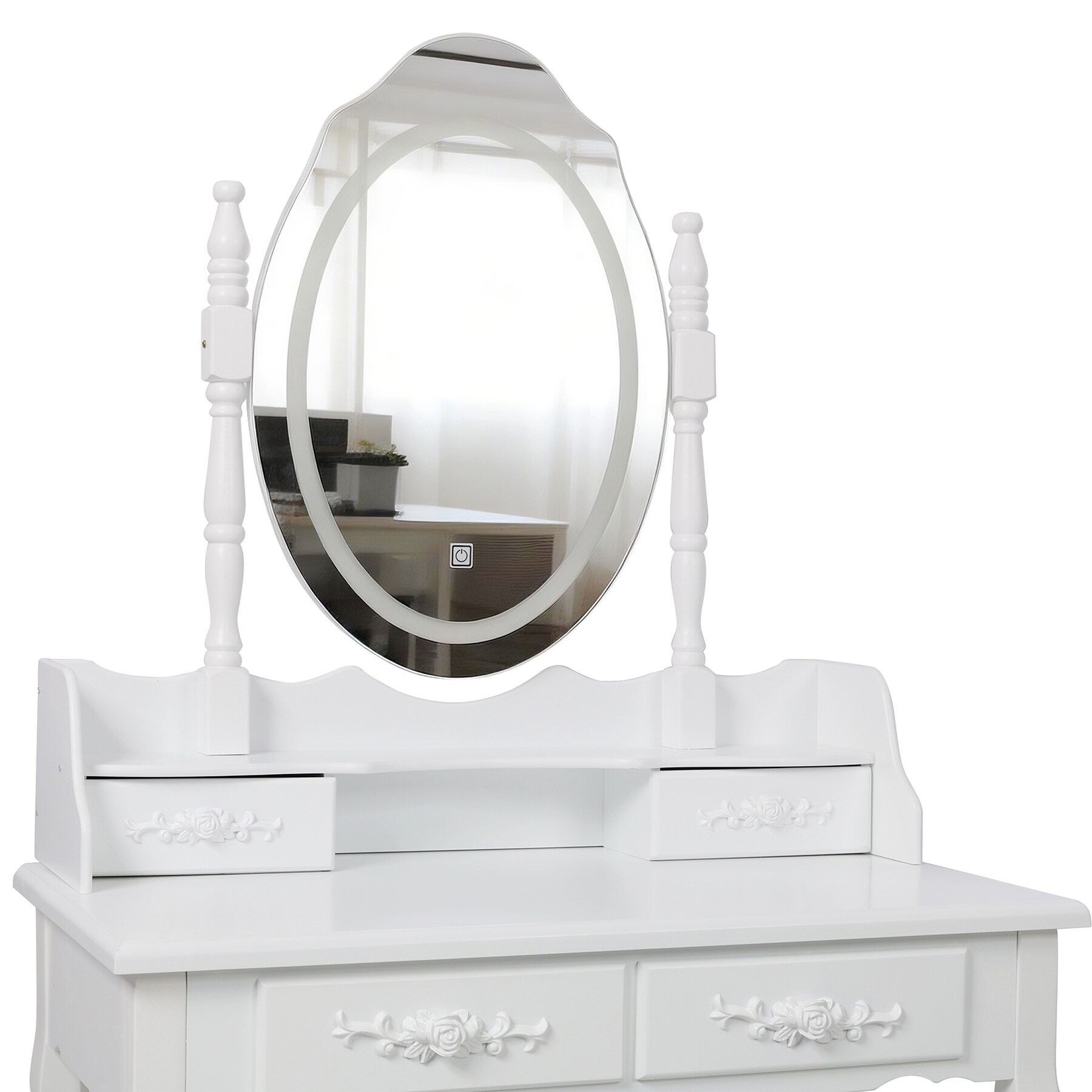 SINOFURN SYA840012WT Bedroom-Vanities - View #4