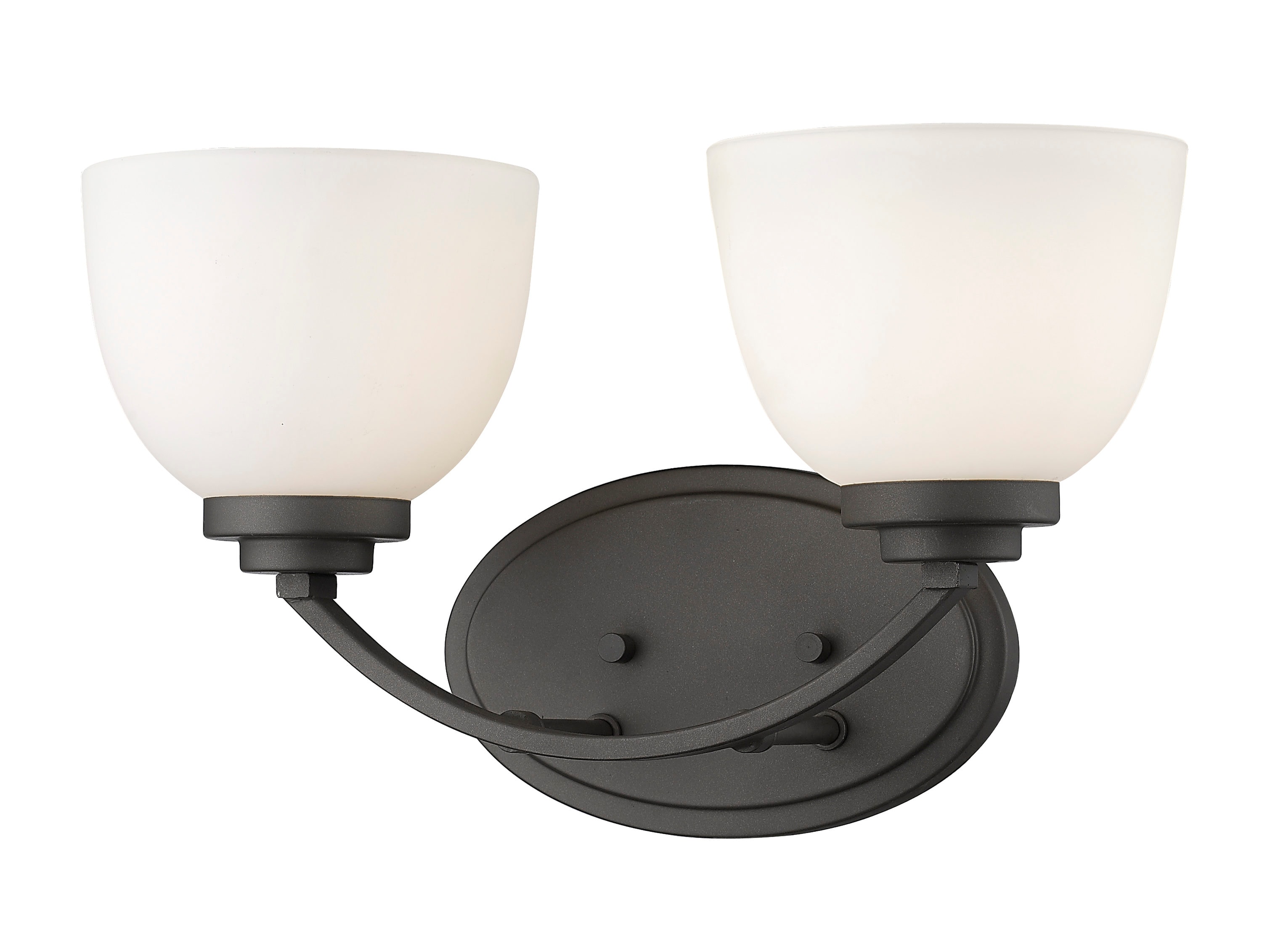 Z-Lite 443-2V-BRZ Ashton 14.5-in 2-Light Bronze Transitional Vanity Light