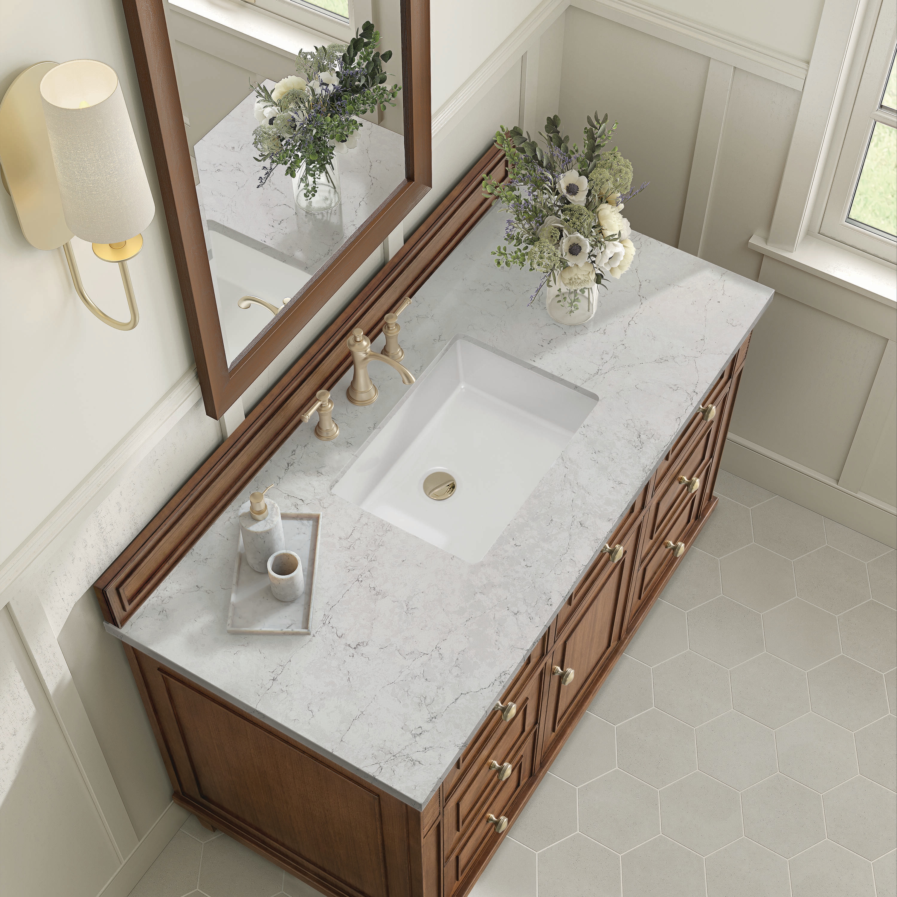 James Martin Vanities 424-V48-WLT-3EJP Bath-Vanity-Combo - View #5
