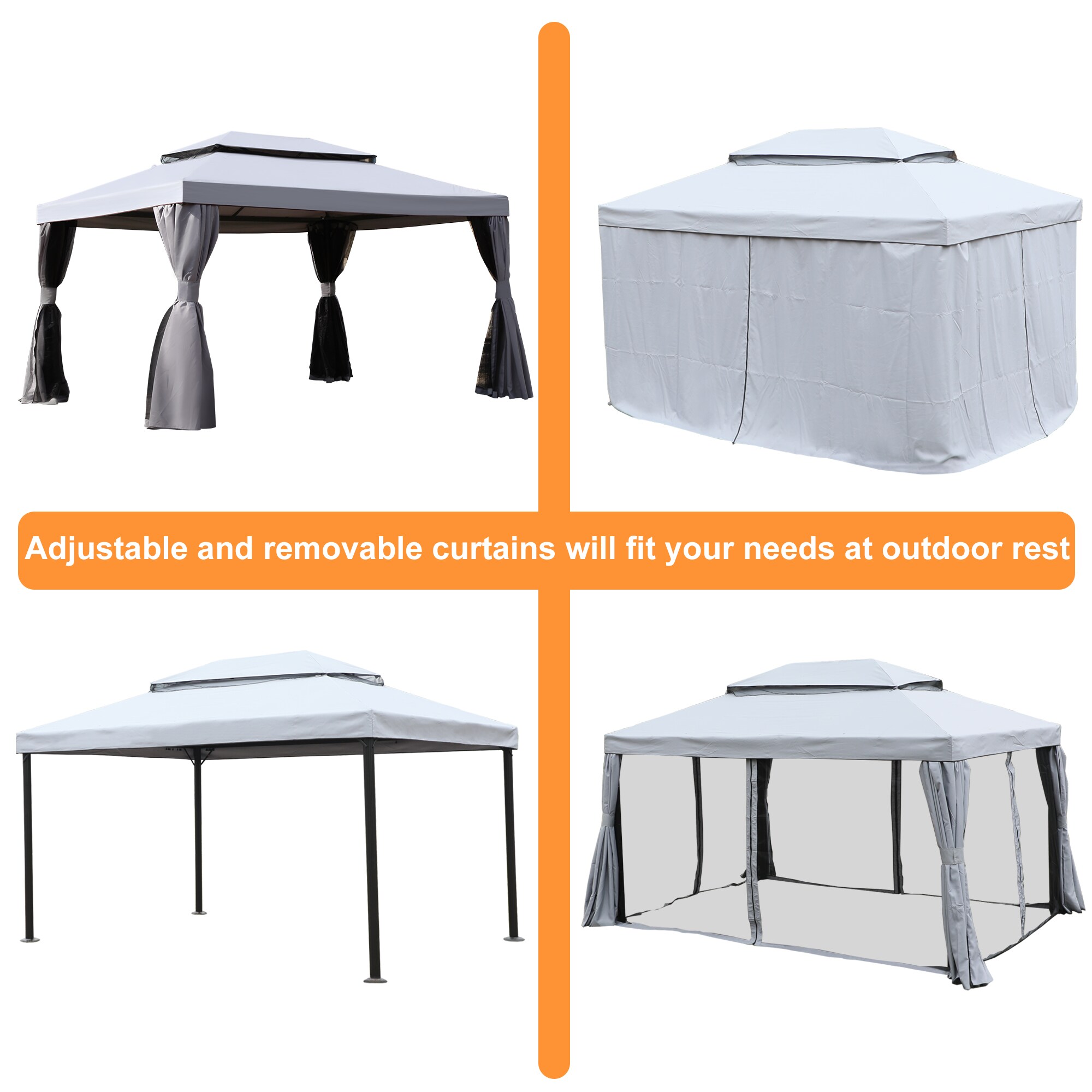 CASAINC ZY-840-0020-000-001 Wood-Resin-Gazebos - View #7