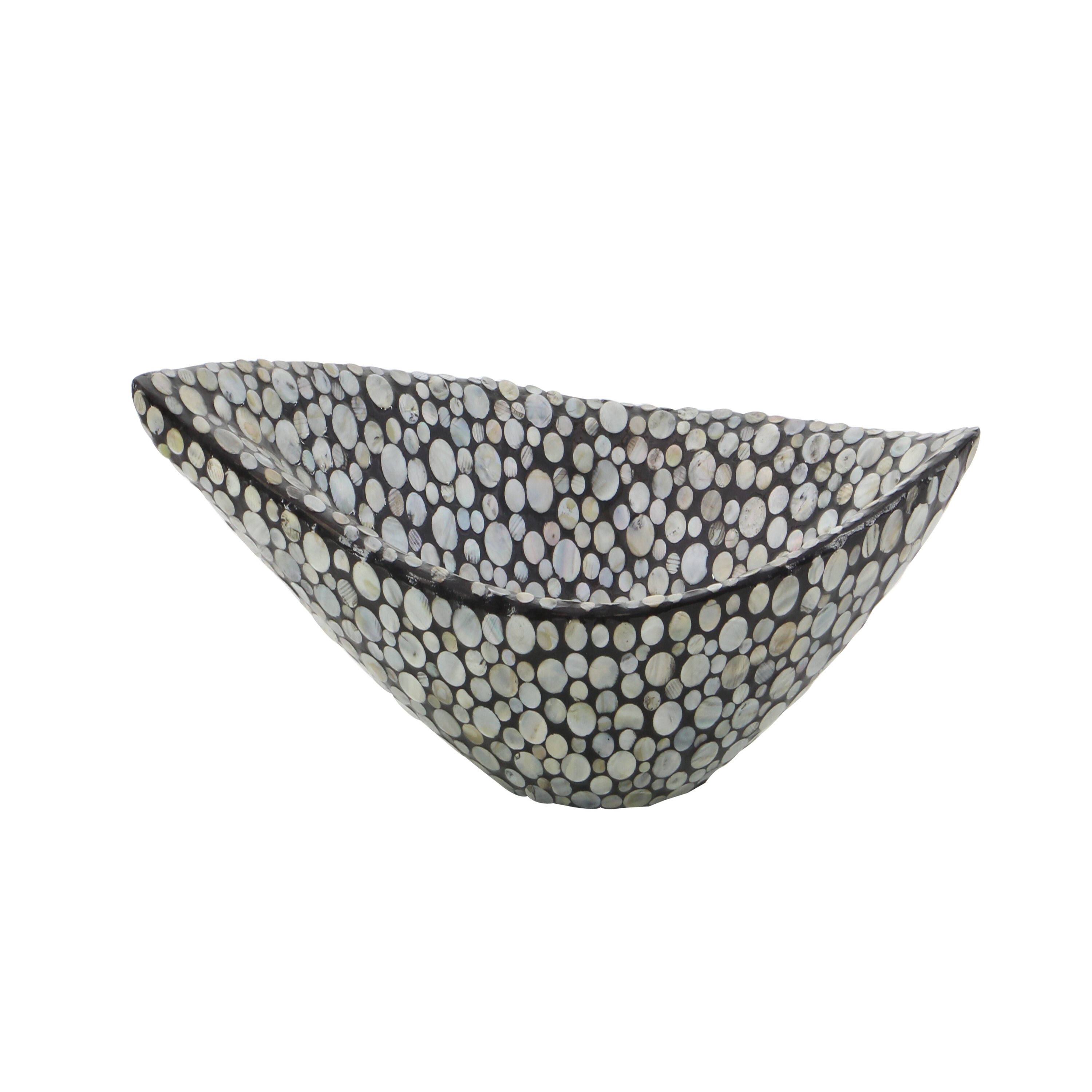 Grayson Lane 41119 Gray Shell Coastal Decorative tray