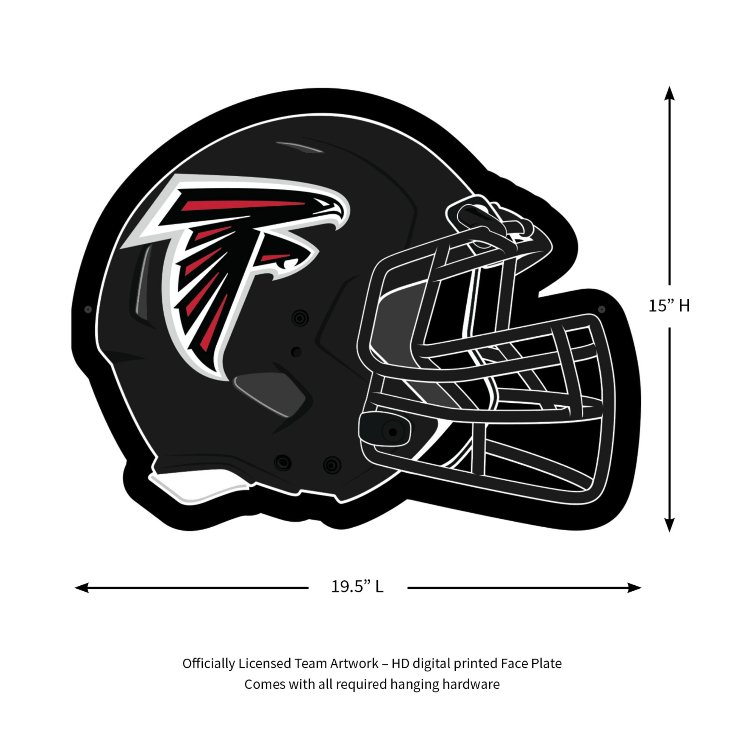 Evergreen Atlanta Falcons NFL Football Helmet Edgelite LED Decor ...