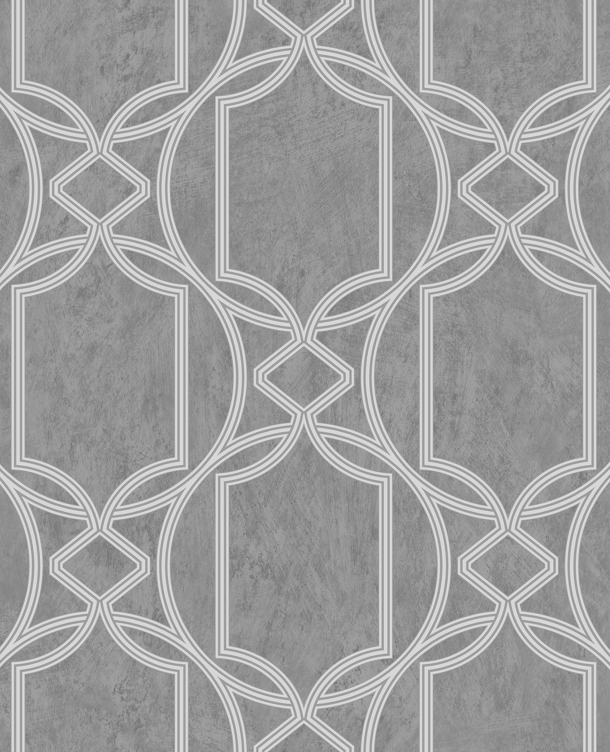 Graham & Brown 106680 Tranquility 56-Sq. Feet Midnight Vinyl Textured Geometric Unpasted Wallpaper