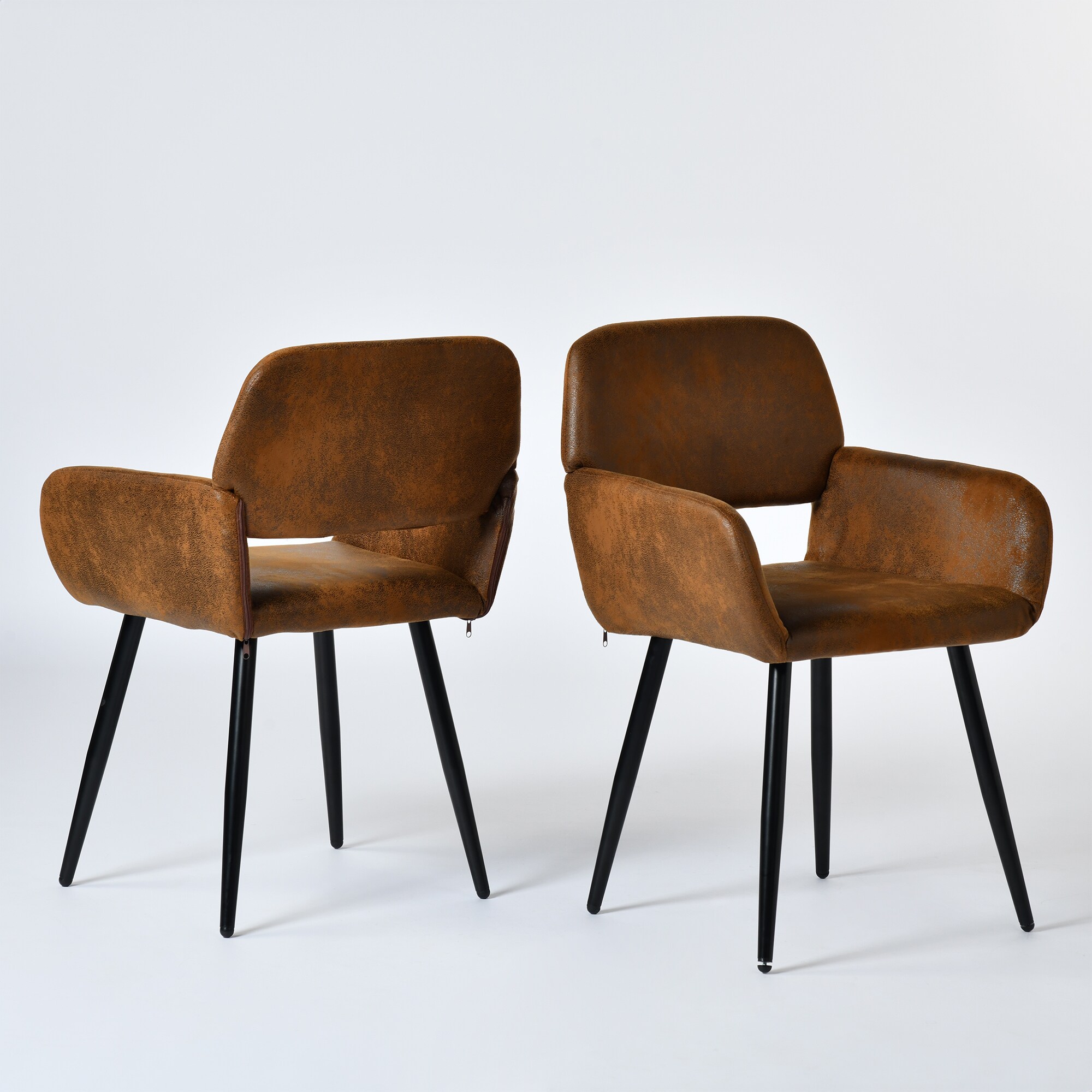 Homy Casa MAYFAIR SUEDE 2 Dining-Chairs - View #7