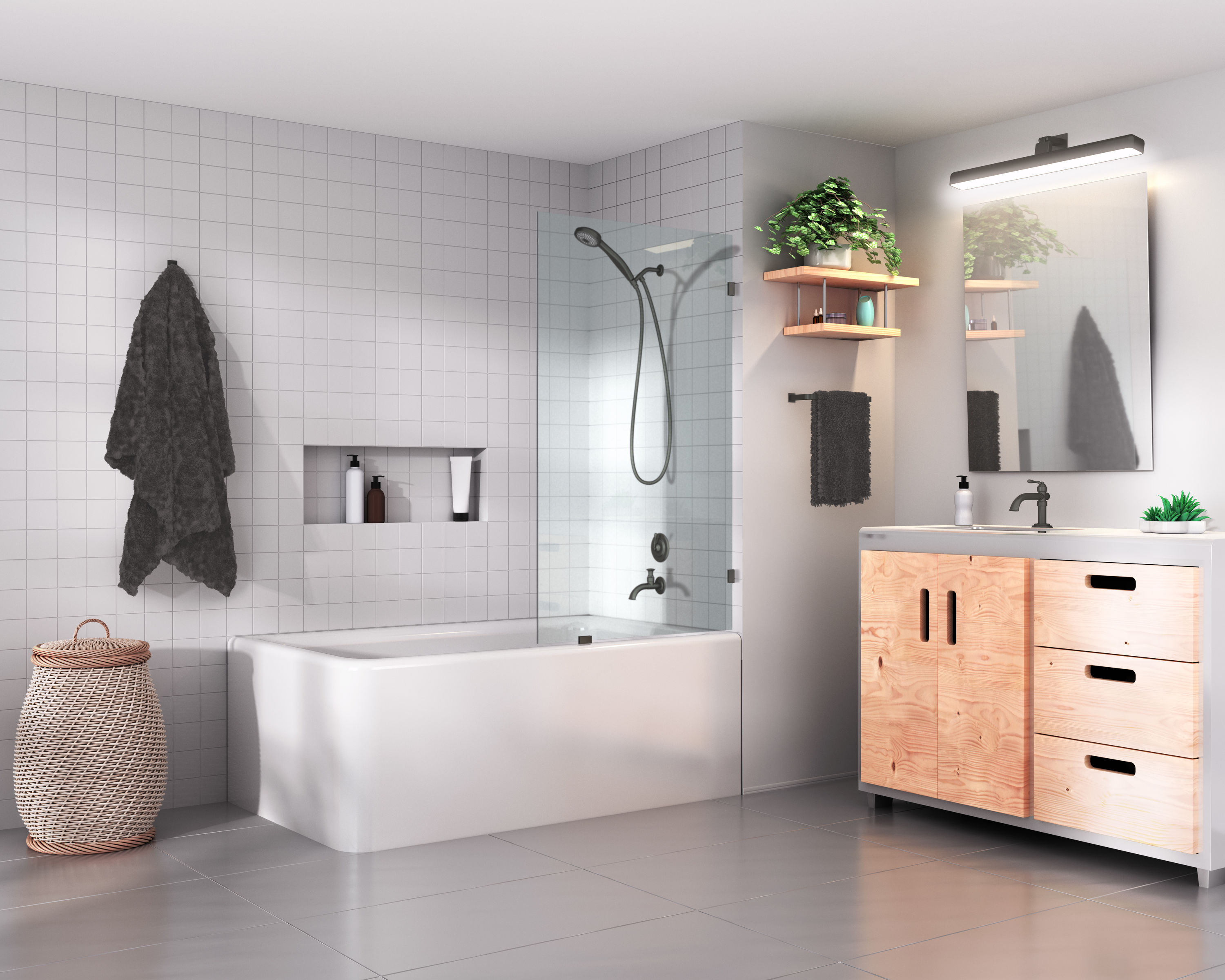 Wholesale Simply Home 3pc Bathroom Set- Aqua AQUA SKY