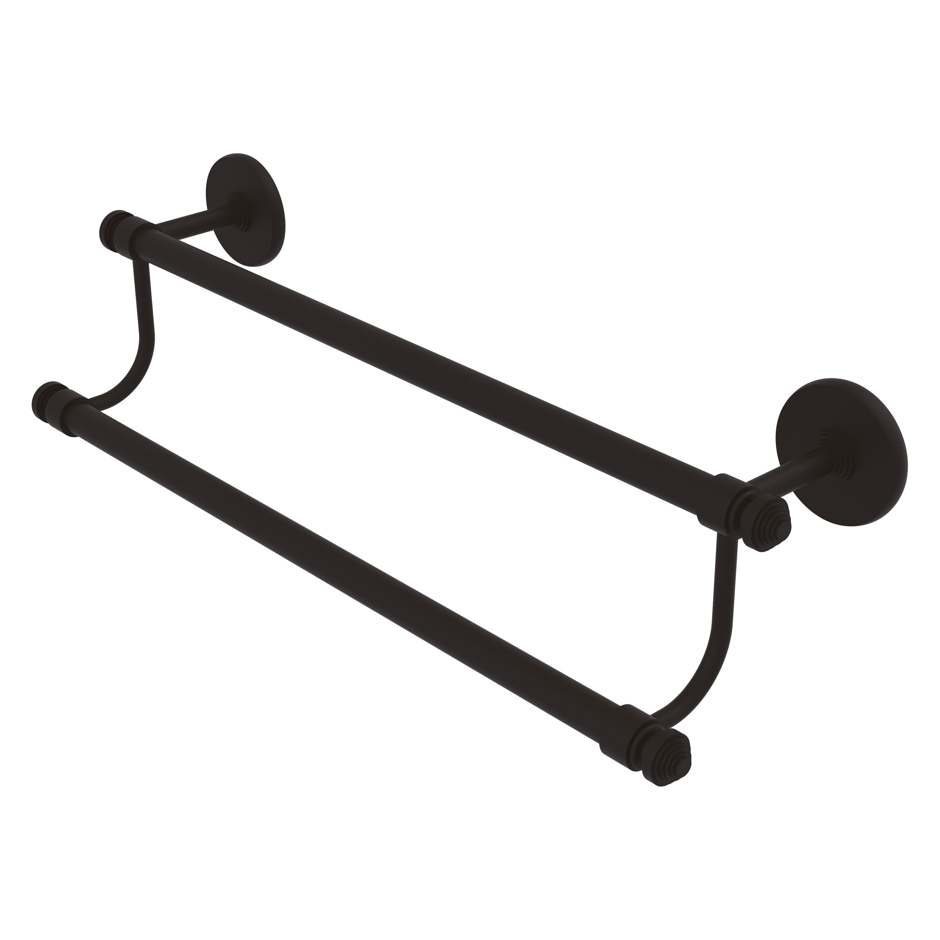 Allied Brass SB-72/36-ORB Southbeach 36-in double Oil-rubbed bronze Wall mount Double Towel Bar