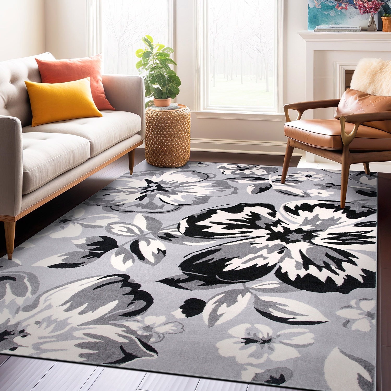World Rug Gallery 9098GRAY10X14 rugs - View #6