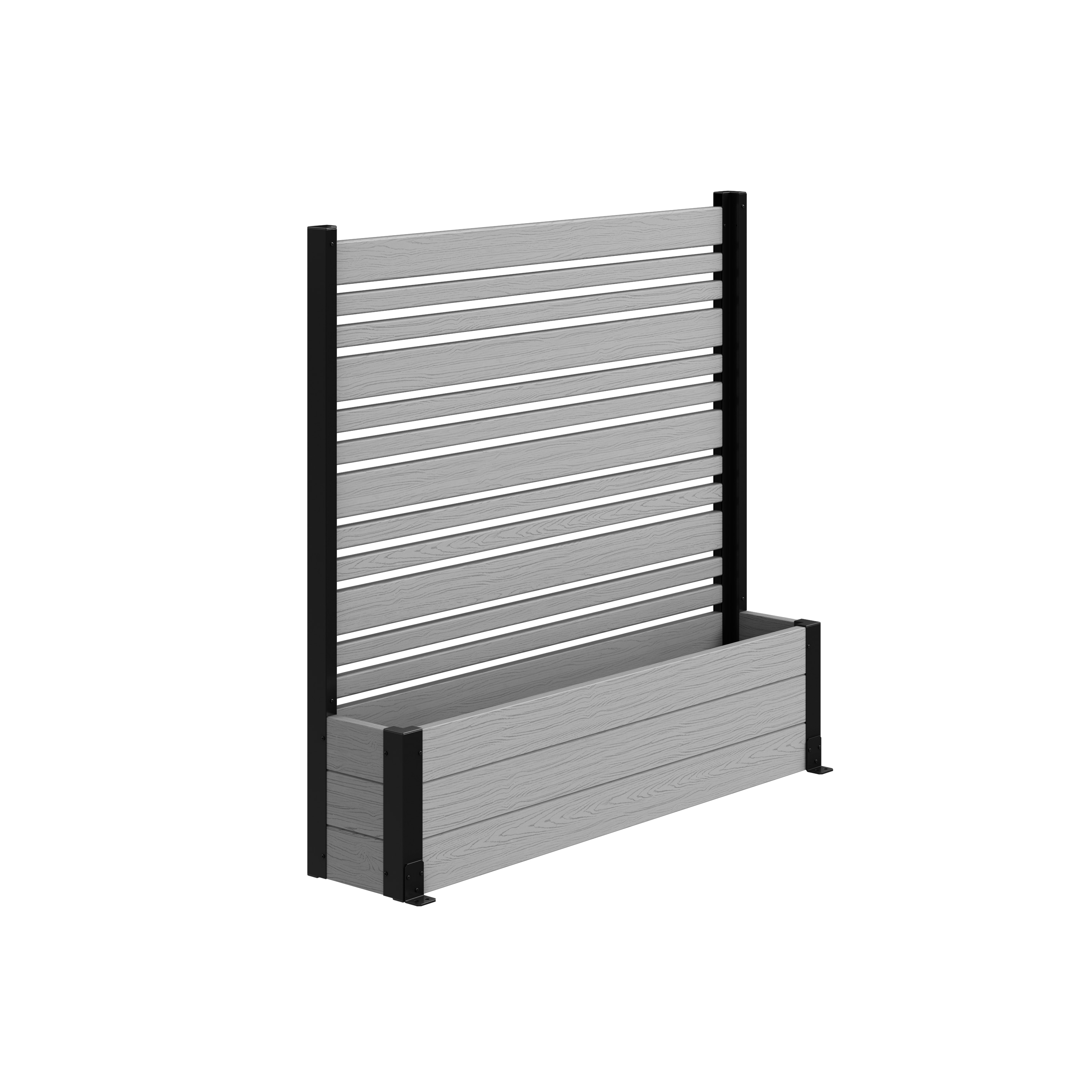 Enclo Privacy Screens EC18007 Florence Freestanding 46-in W Vinyl/Polyresin Outdoor Privacy Screen