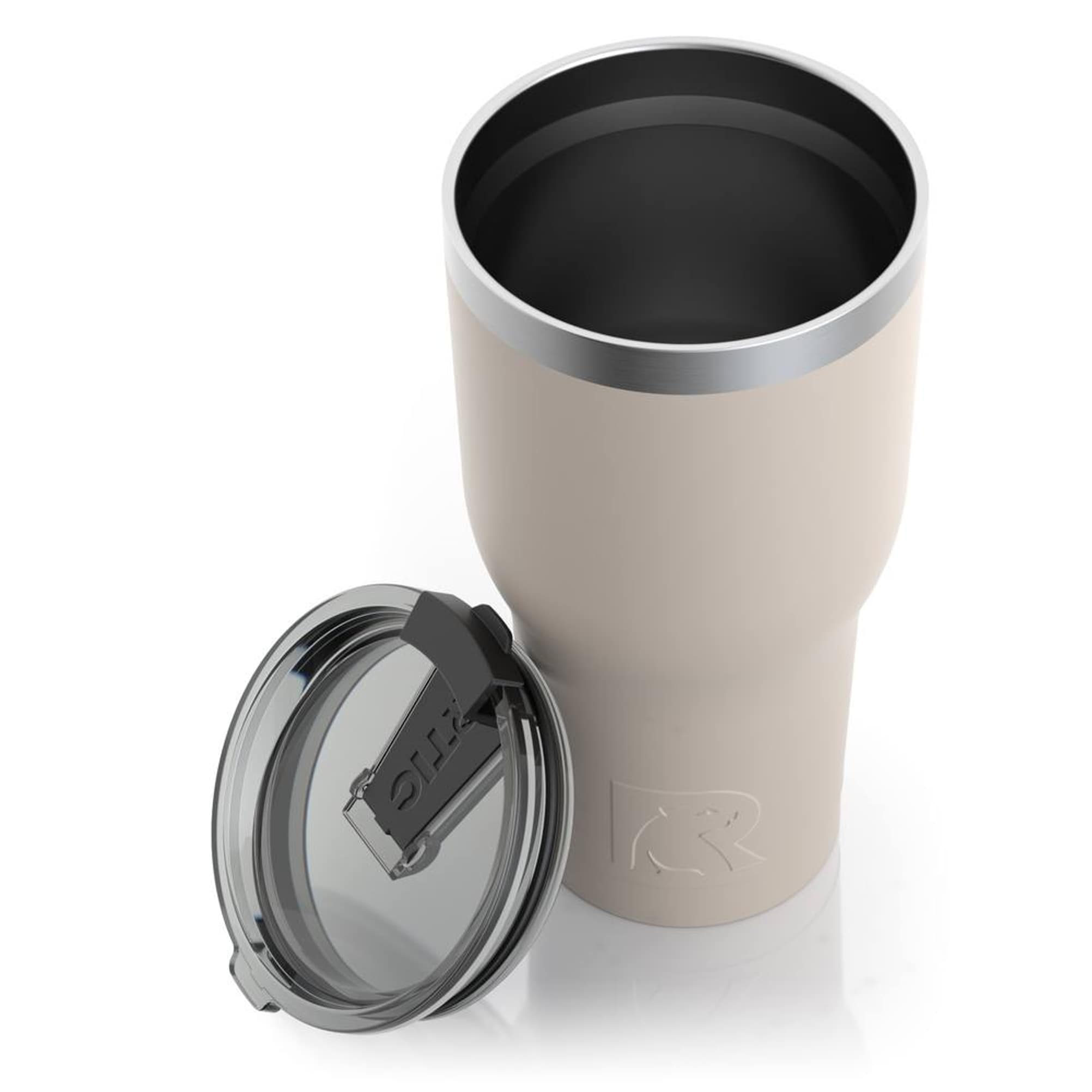 RTIC 16 oz Coffee Travel Mug with Lid and Handle, Stainless Steel  Vacuum-Insulated Mugs, Leak, Spill Proof, Hot Beverage and Cold, Portable  Thermal Tumbler Cup for Car, Camping, Polar Cap 