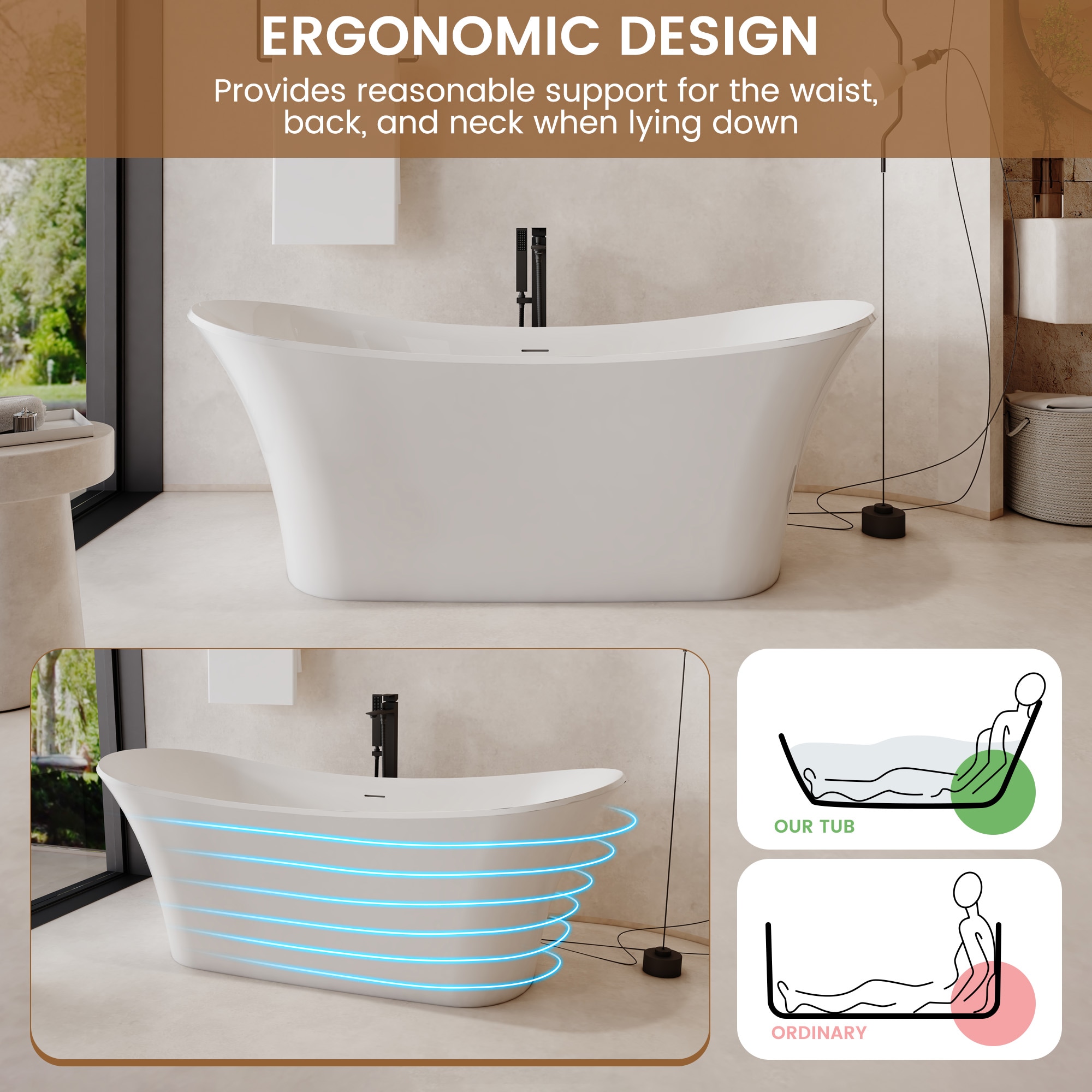 CASAINC CA-8832-SF69MW bathtubs - View #7