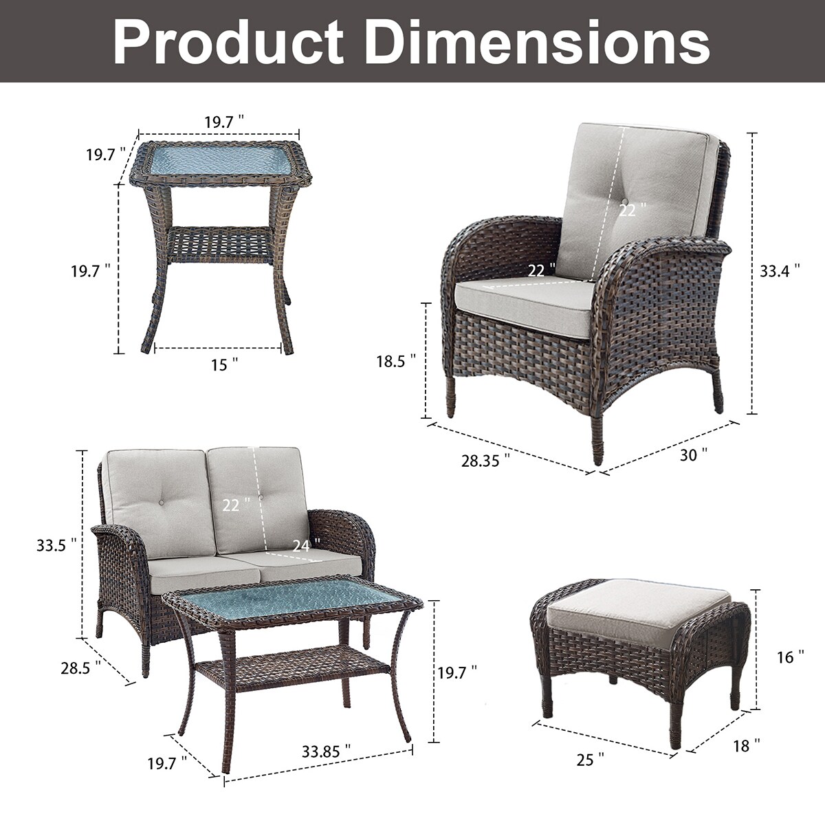 Rilyson FS088116087R60-2 Patio-Conversation-Sets - View #4