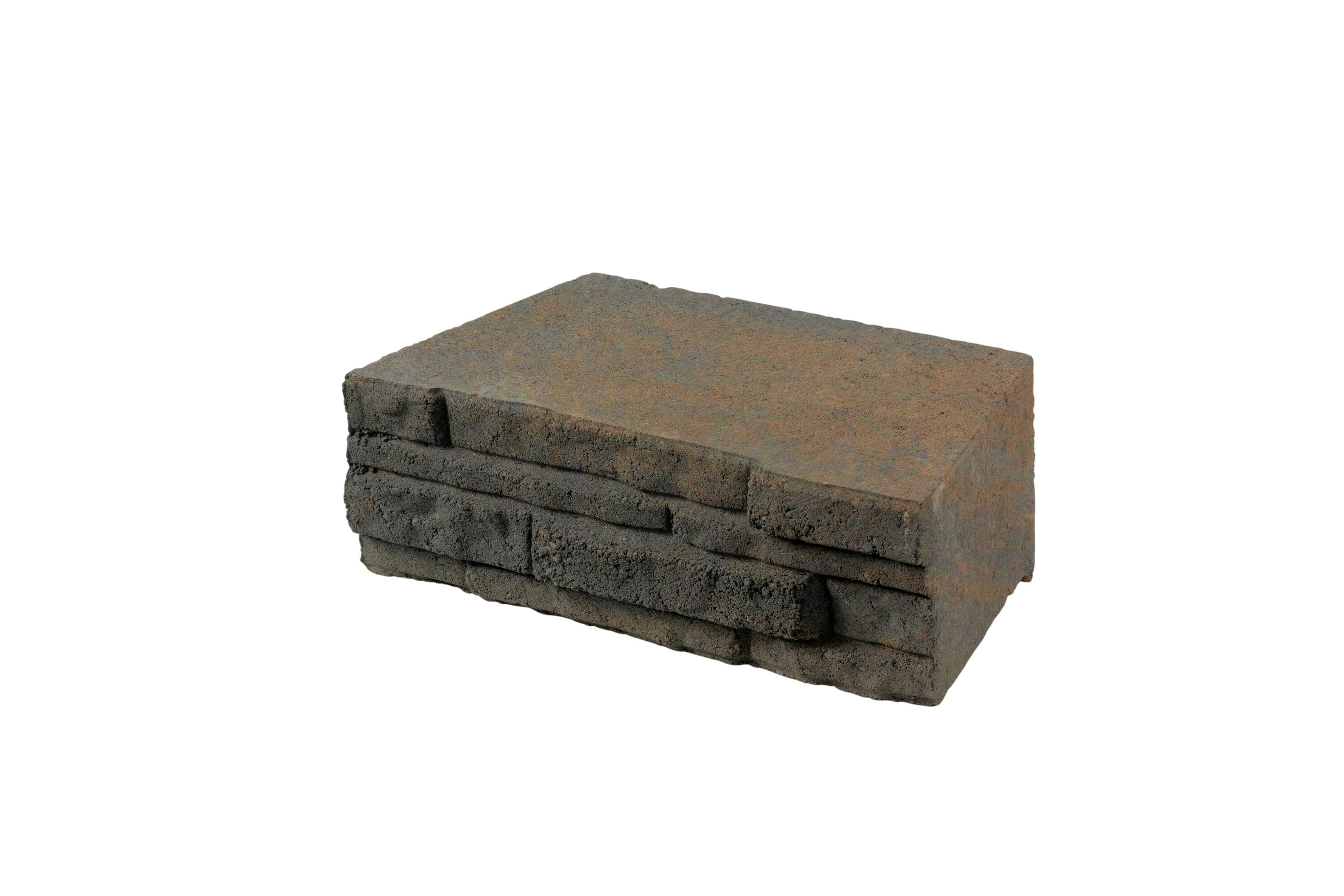 4-in H x 12-in L x 6.5-in D Chandler Concrete Retaining Wall Block in Brown | - Lowe's 308924