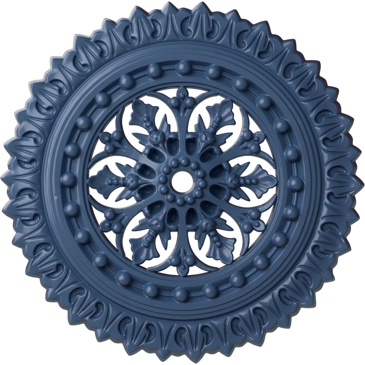 Ekena Millwork CM18SKAMF Sellek 18.5-in W x 18.5-in L Painted Americana Polyurethane Whole Ceiling Medallion
